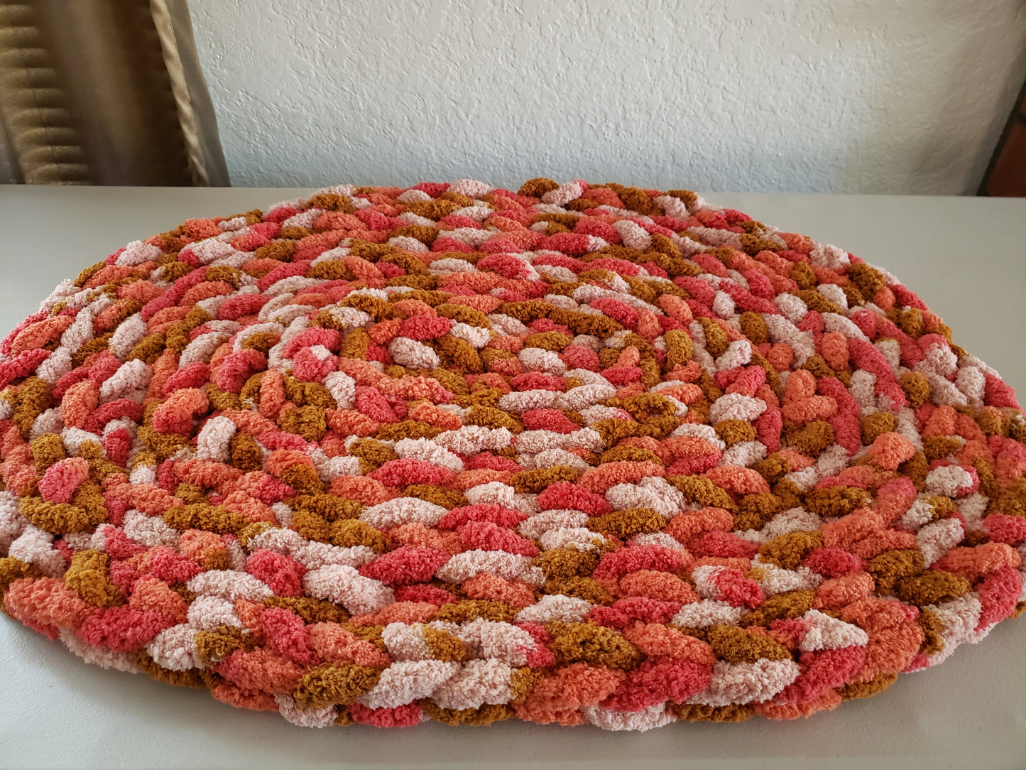 Chunky Crochet Cozy Floor Round Oval Rug