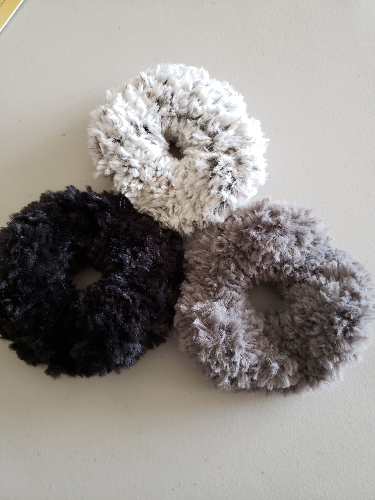 Faux Fur Scrunchies