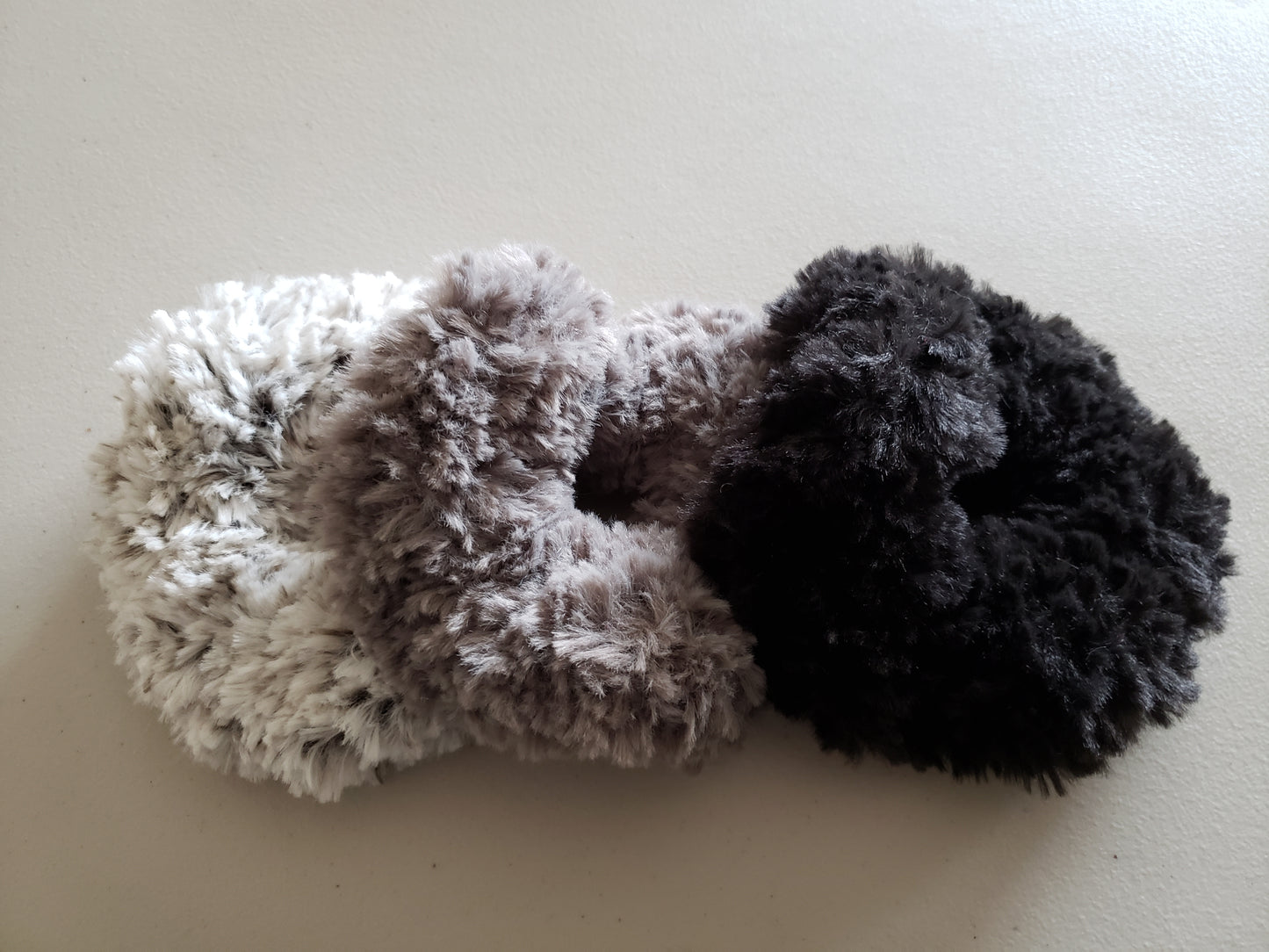 Faux Fur Scrunchies