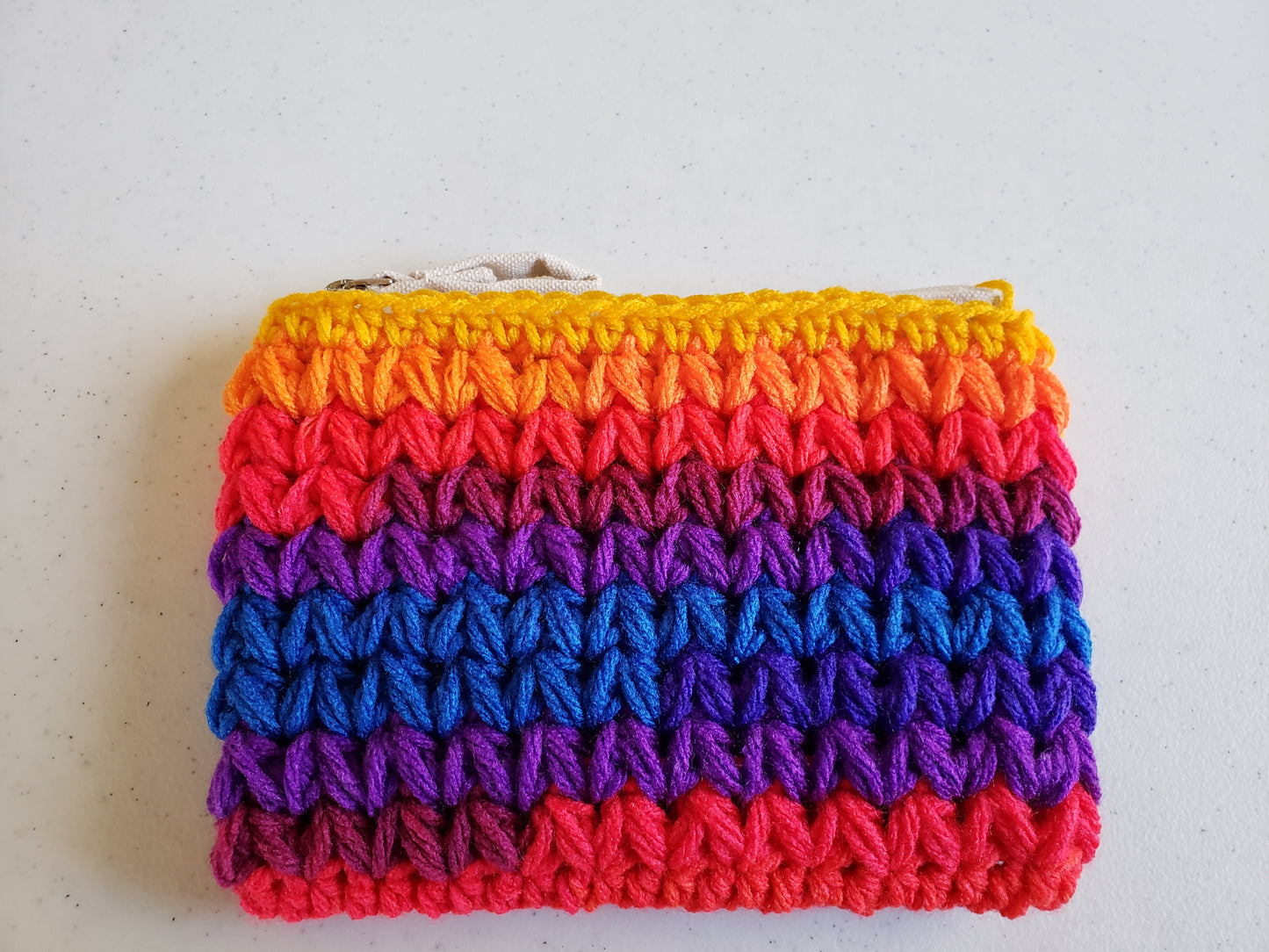 Meadow Zipper Pouch Bag