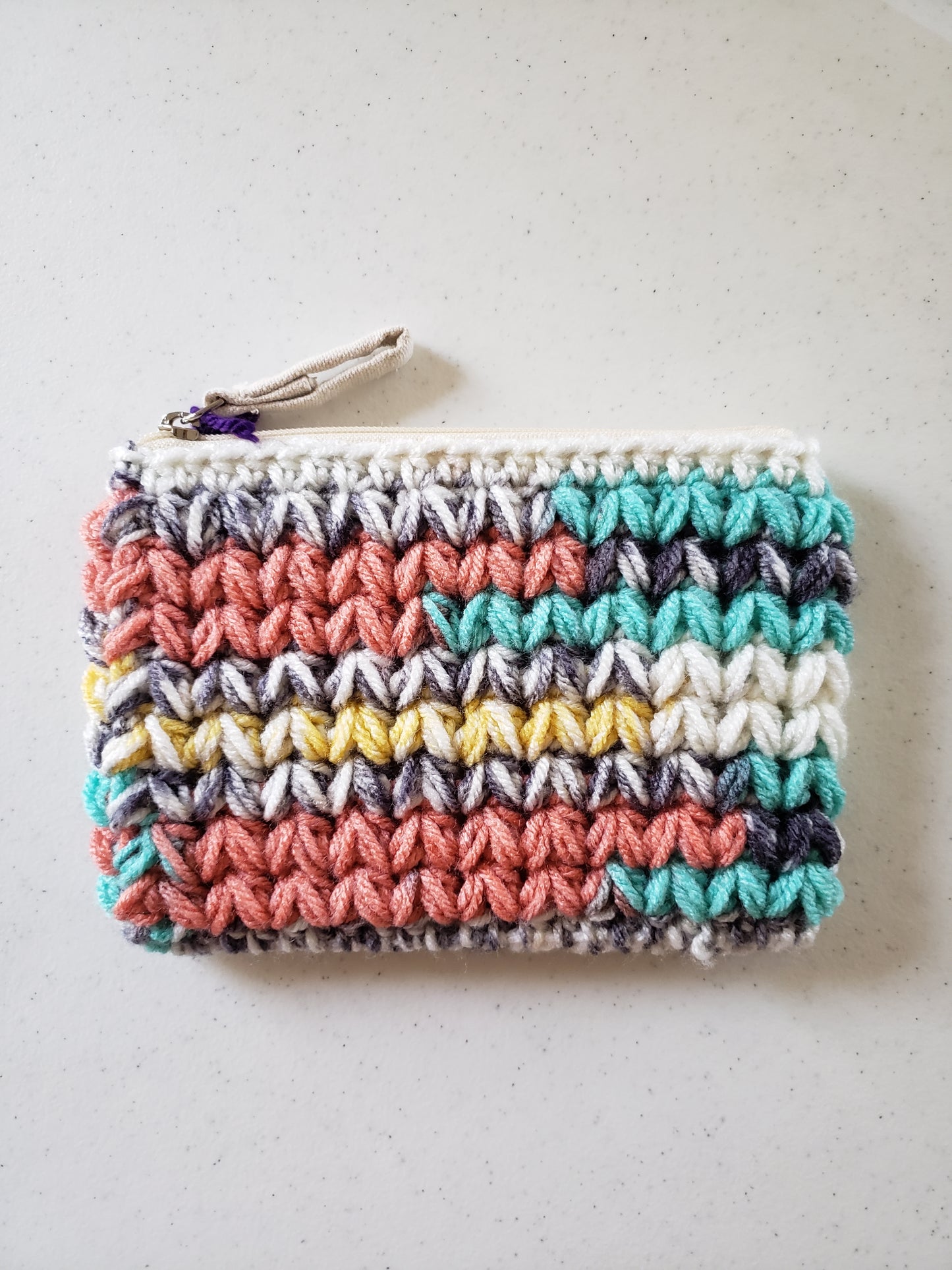 Meadow Zipper Pouch Bag