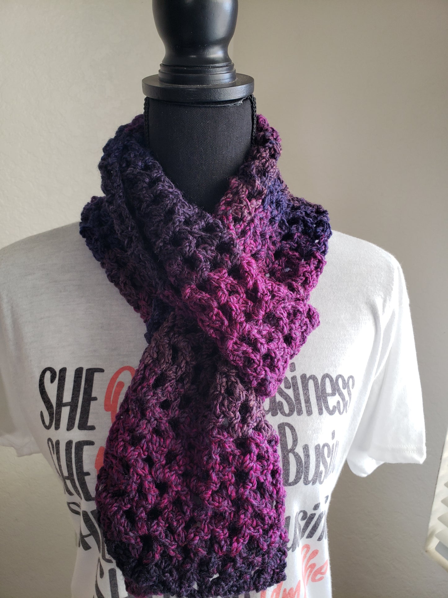 V Stitch Lightweight Scarf