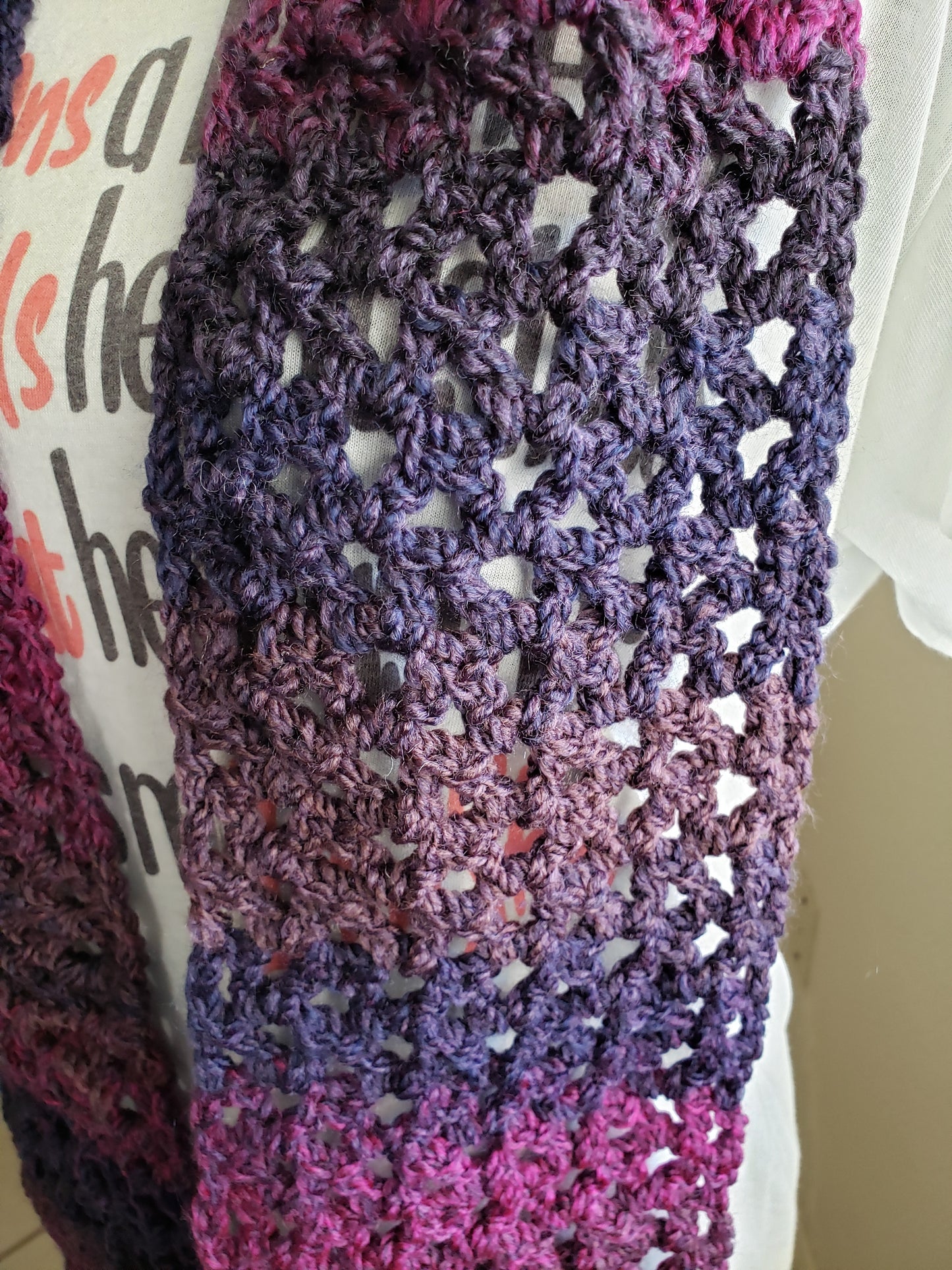 V Stitch Lightweight Scarf