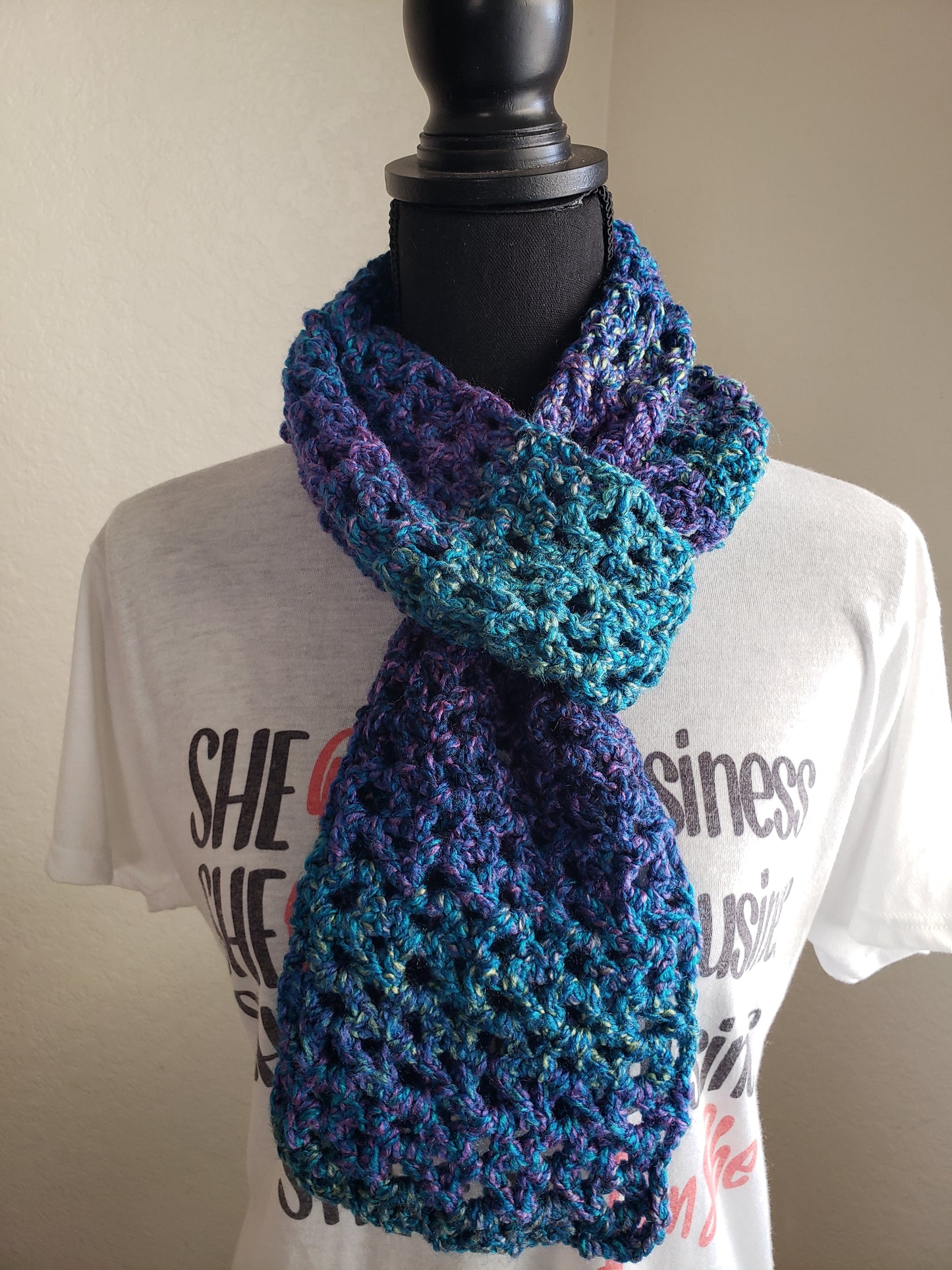 V Stitch Lightweight Scarf