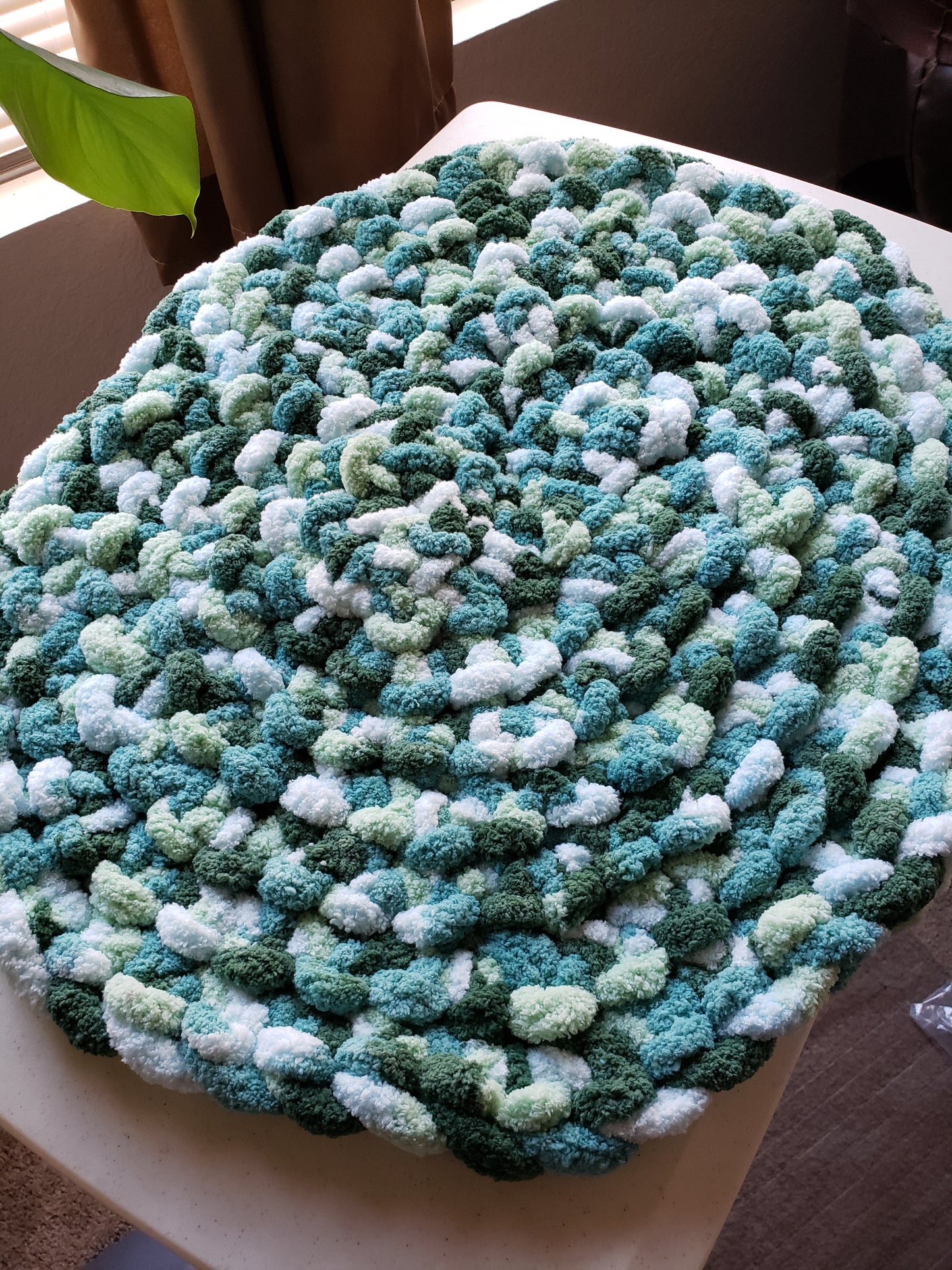 Chunky Crochet Cozy Floor Round Oval Rug