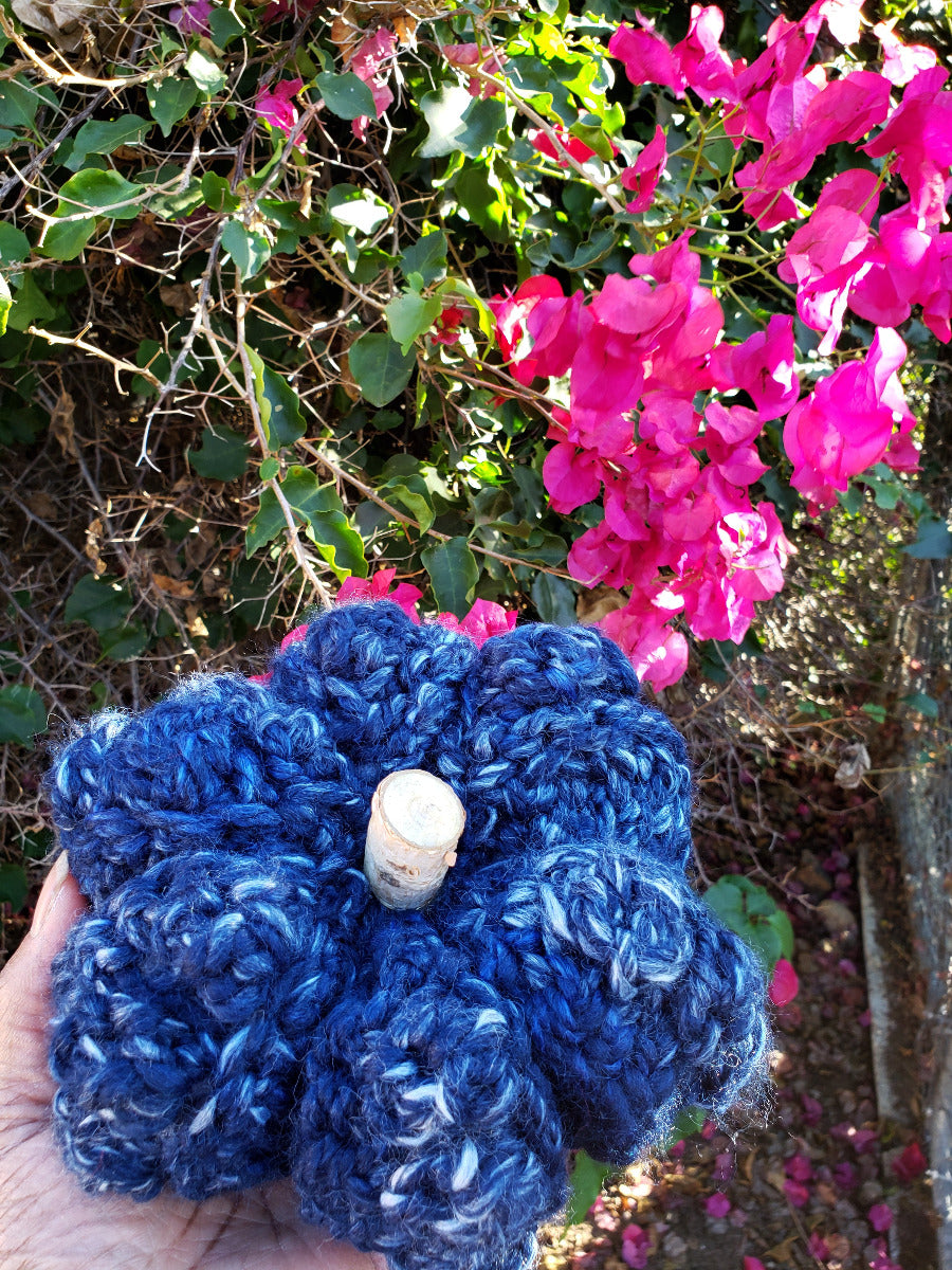 Chunky Crochet Popcorn Pumpkins Home Décor