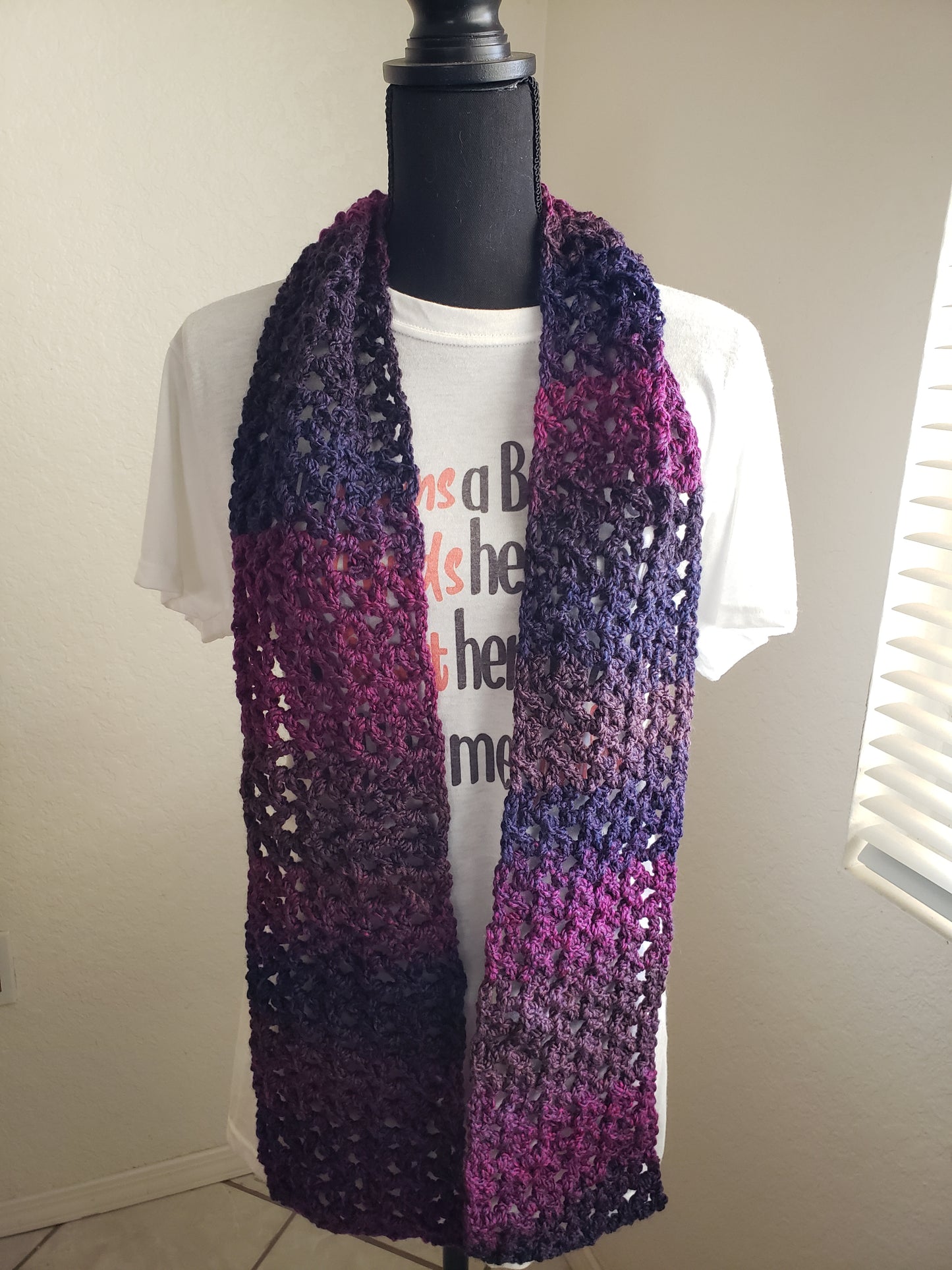 V Stitch Lightweight Scarf