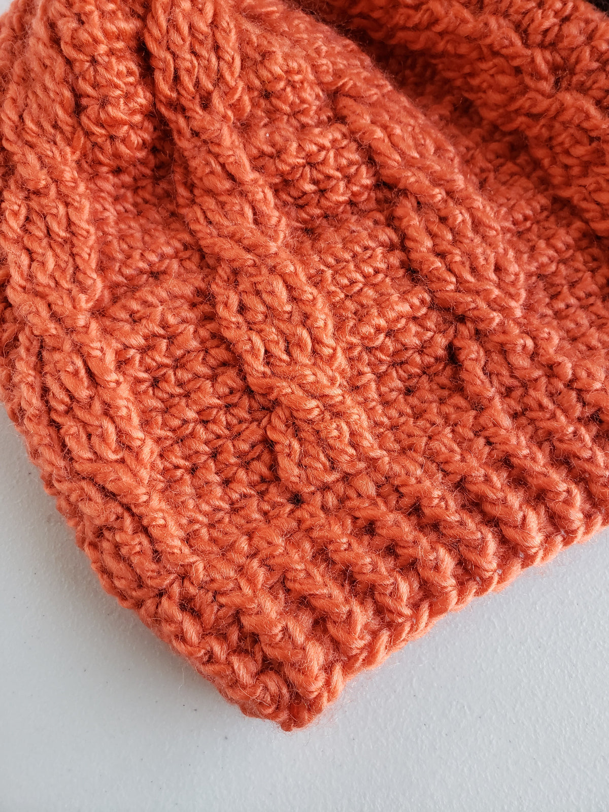 Tangerine Slouchy Beanie