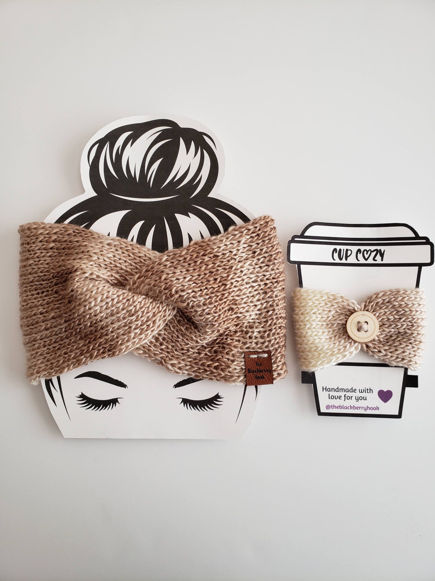 Twisted Knit Ombre Headband