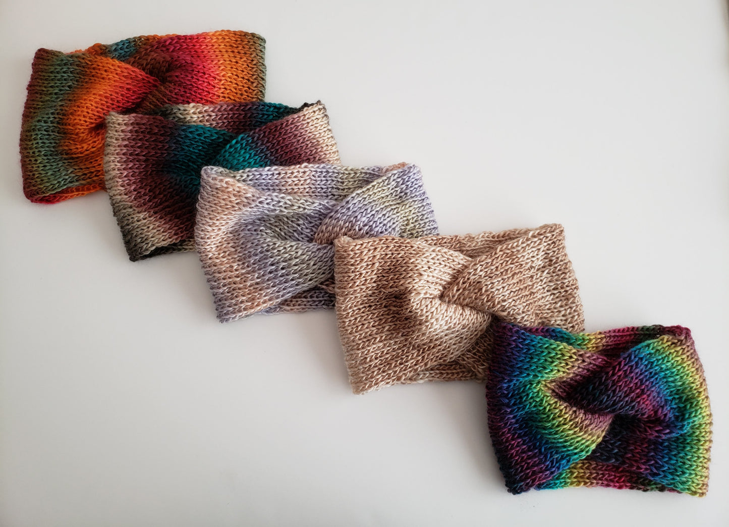 Twisted Knit Ombre Headband