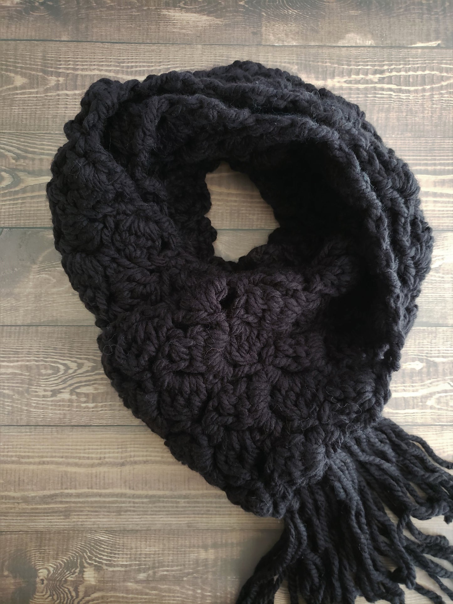Super Chunky Scarf with Fringe