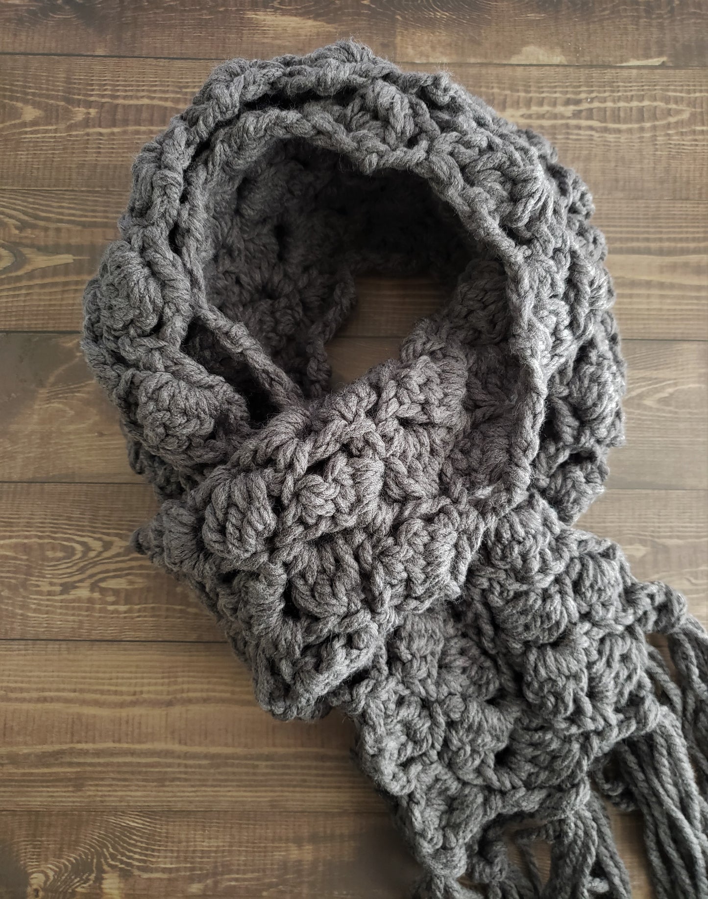 Super Chunky Scarf with Fringe