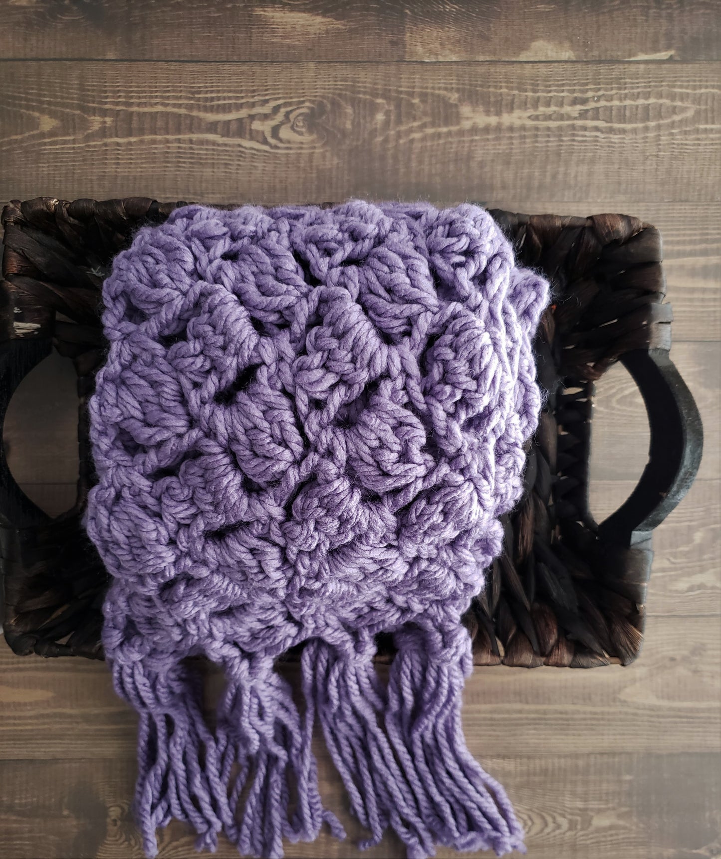 Super Chunky Scarf with Fringe