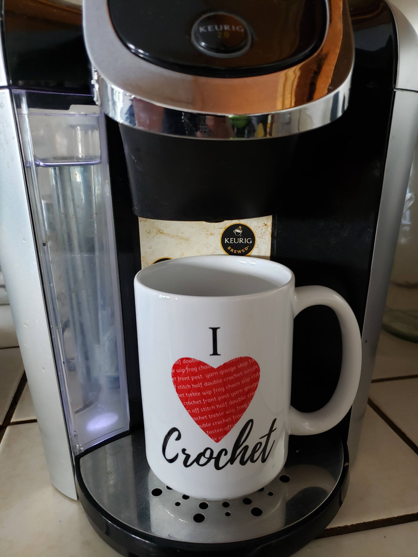 I Heart Crochet Mug