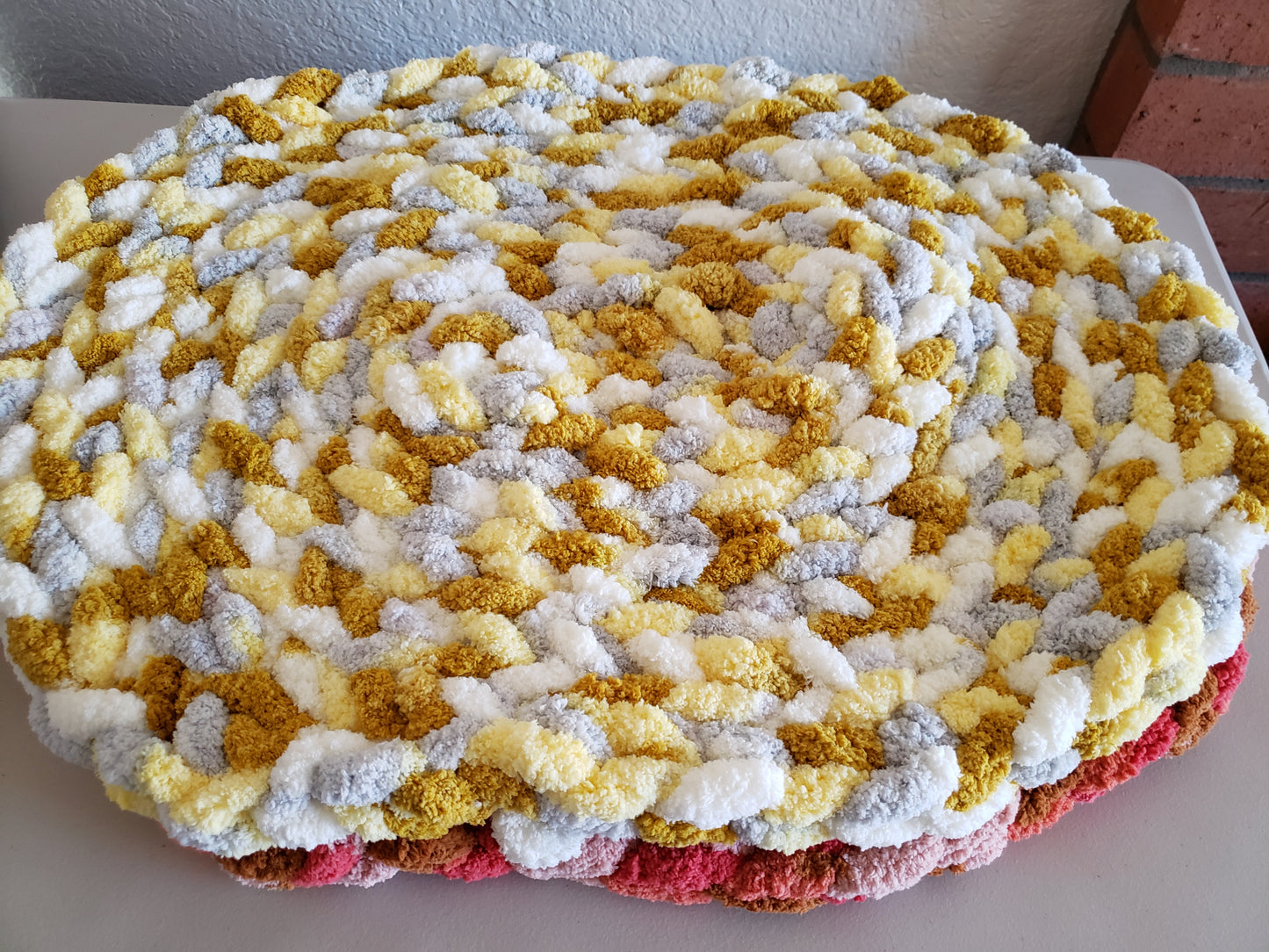 Chunky Crochet Cozy Floor Round Oval Rug