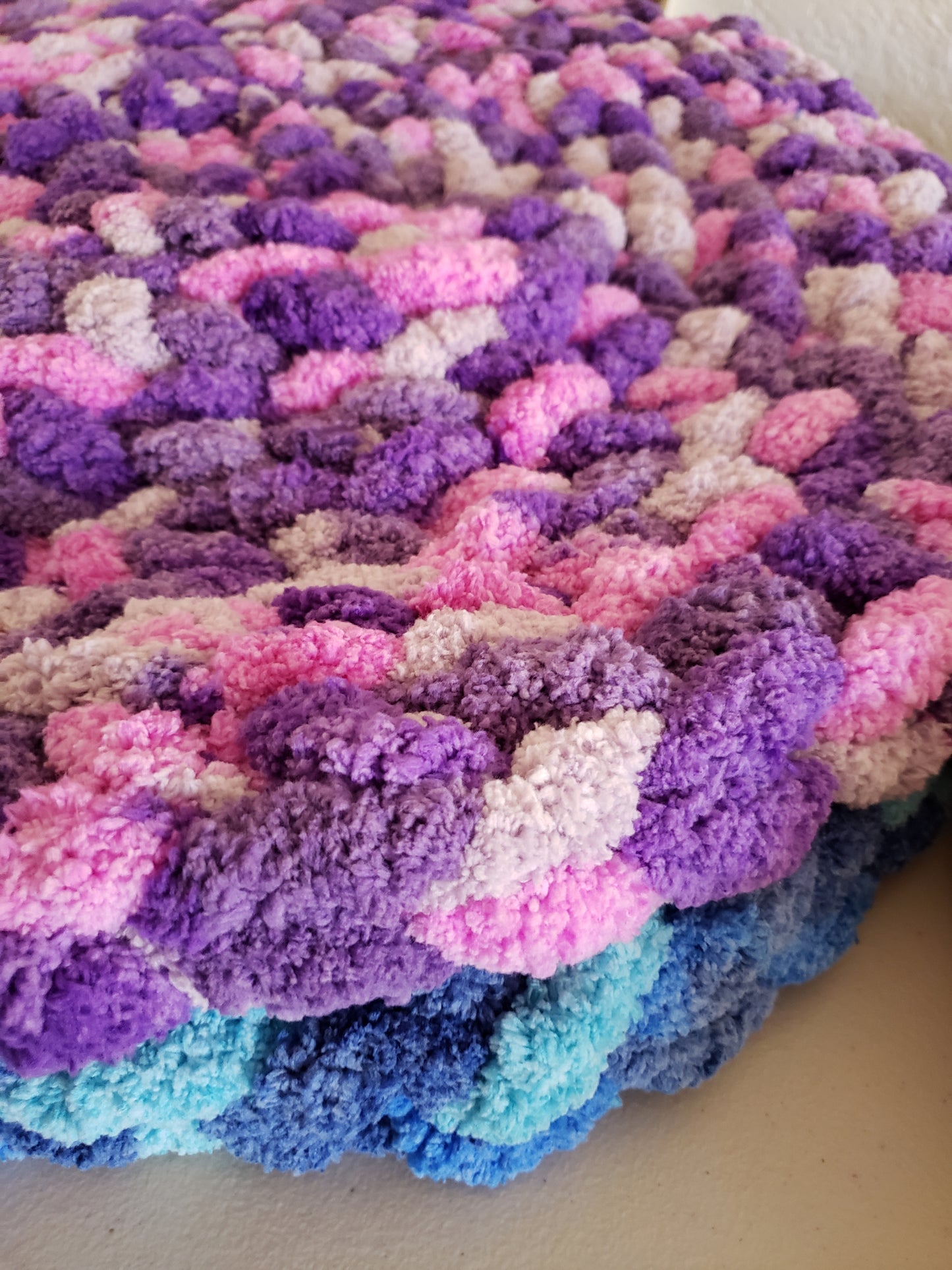 Chunky Crochet Cozy Floor Round Oval Rug