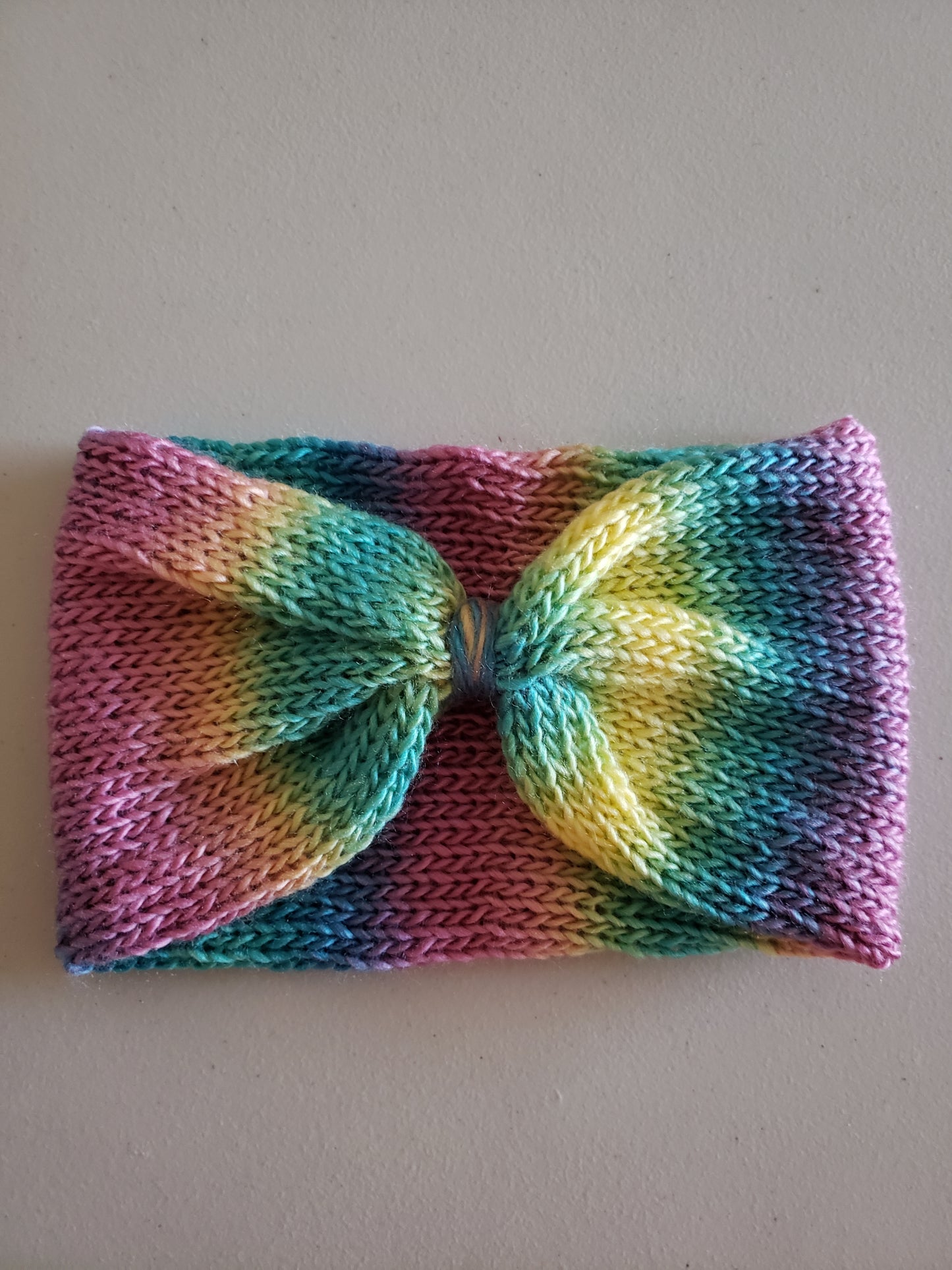 Twisted Knit Ombre Headband