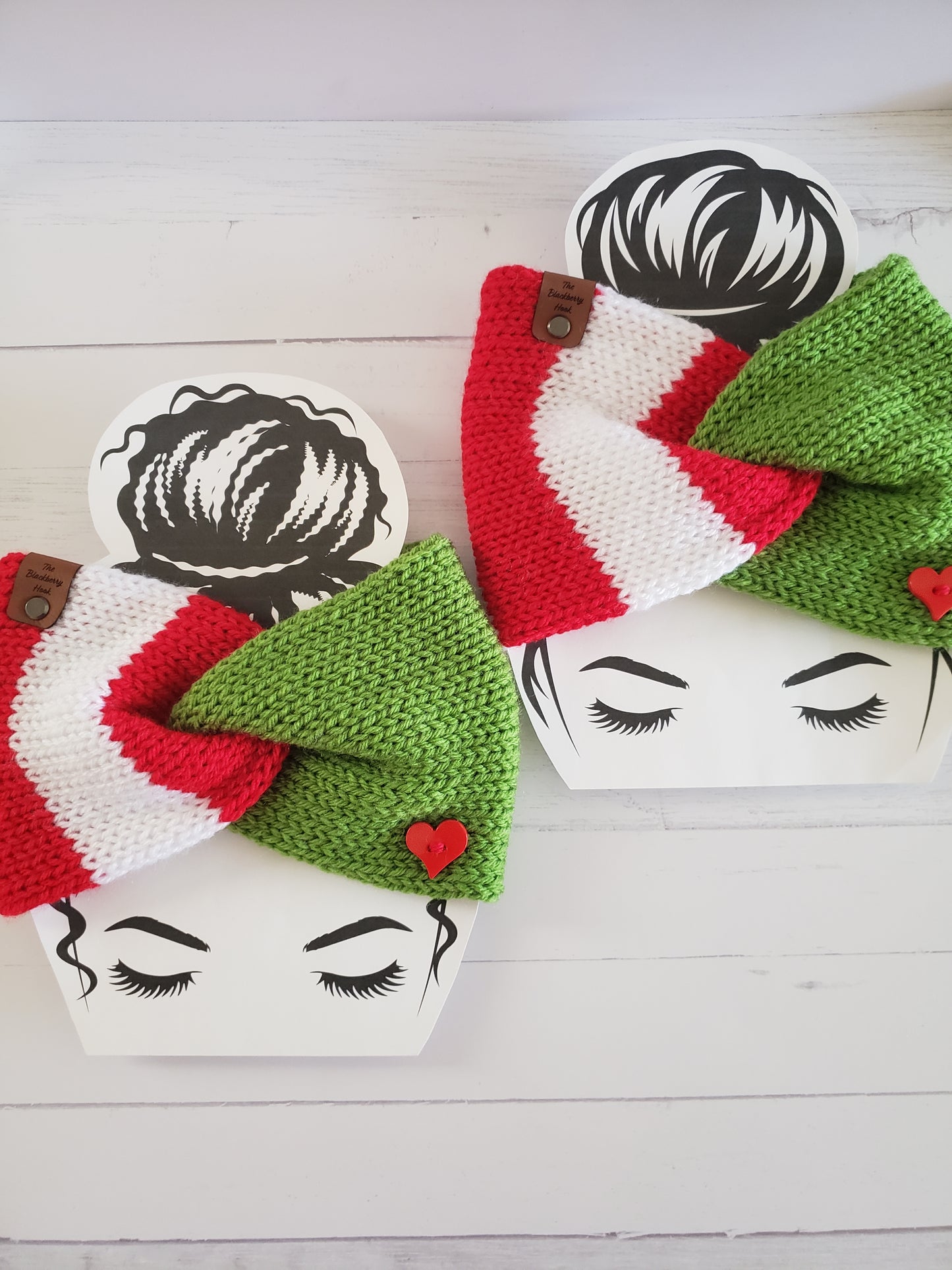 Grinch Holiday Twisted Knit Ear Warmer
