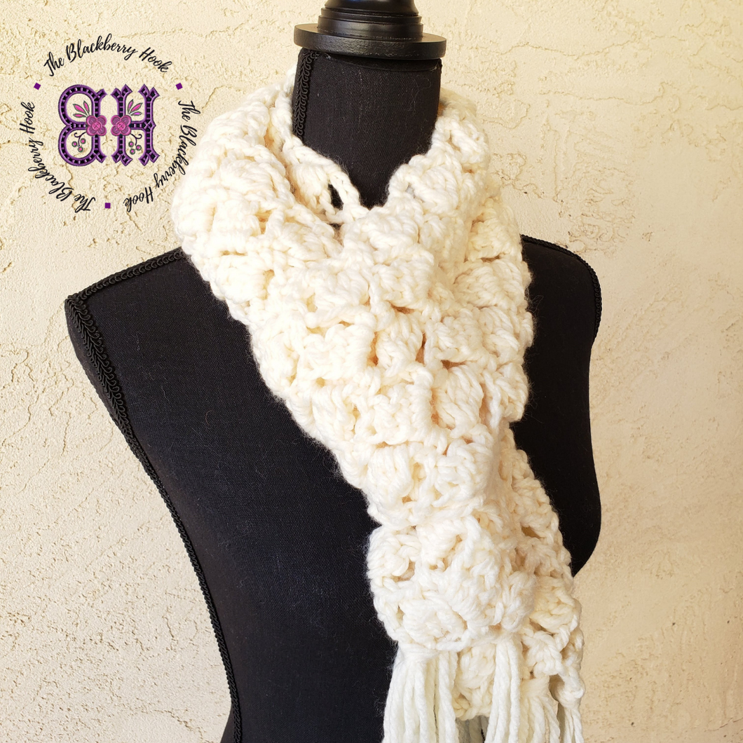Super Chunky Scarf with Fringe