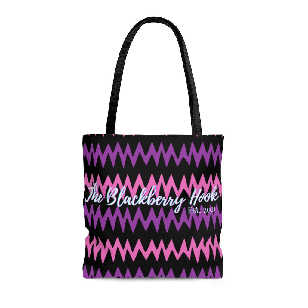 The Blackberry Hook Ankara Tote Bag