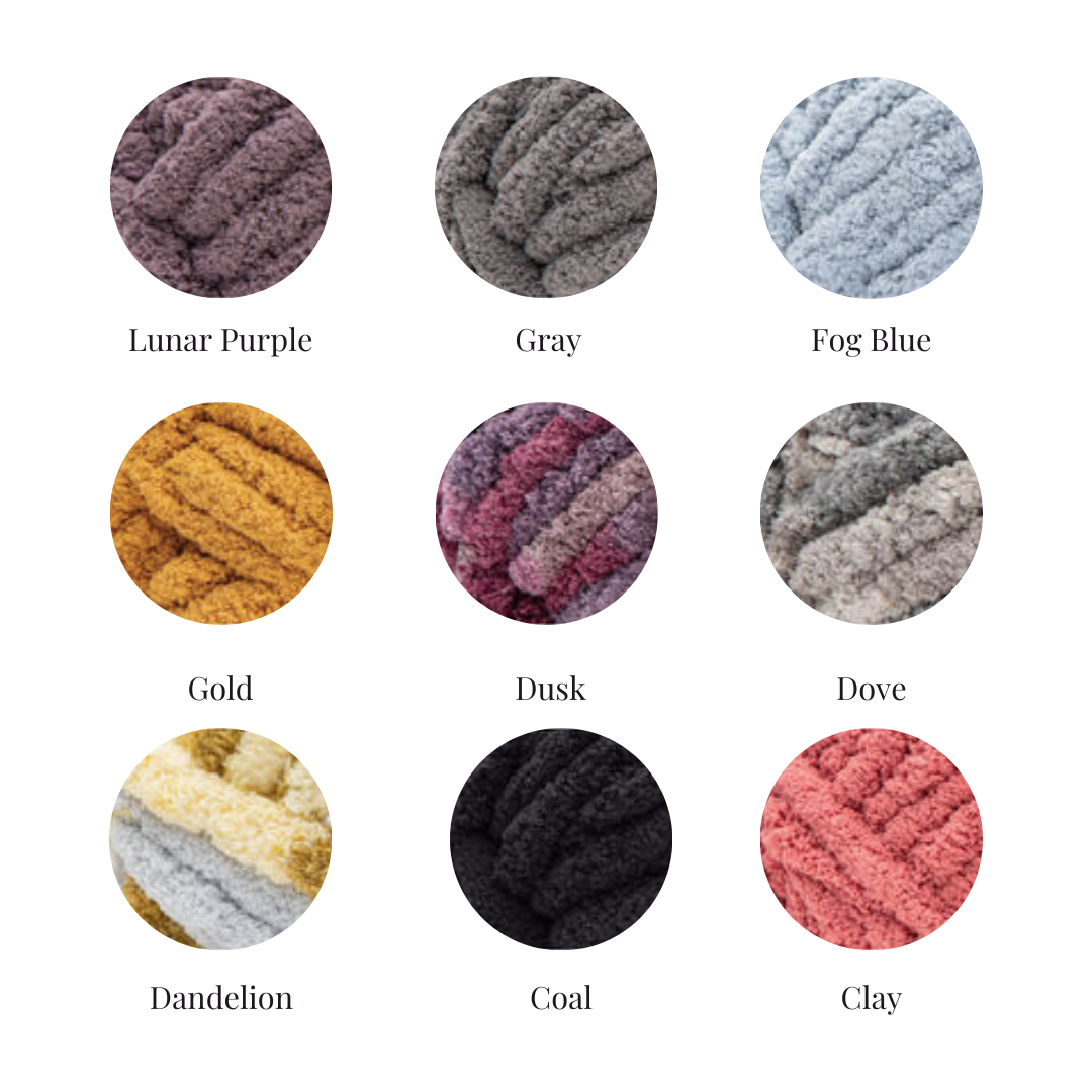 Chunky Crochet Cozy Floor Round Oval Rug