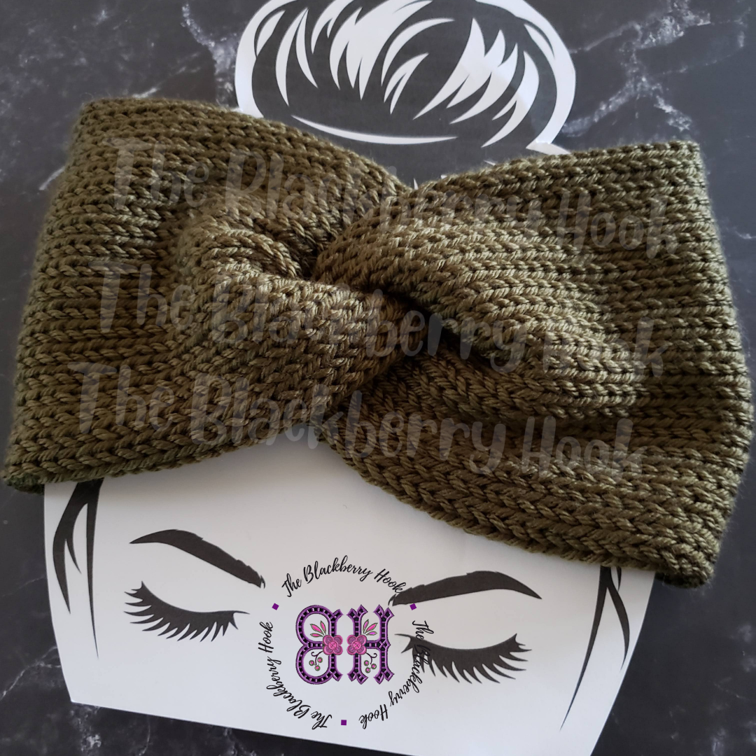 Twisted Knit Ear Warmer