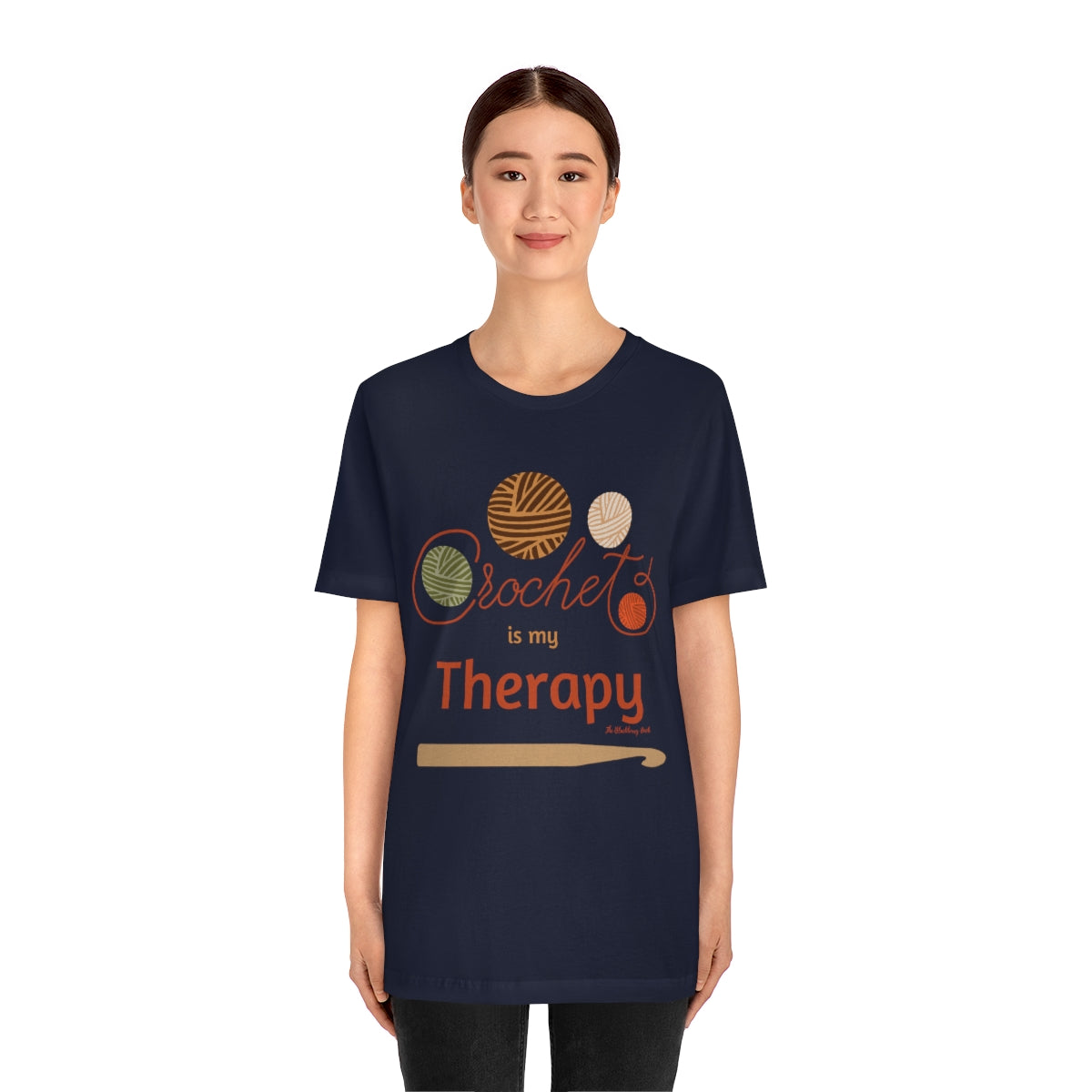 Crochet Is My Therapy Short Sleeve Tee