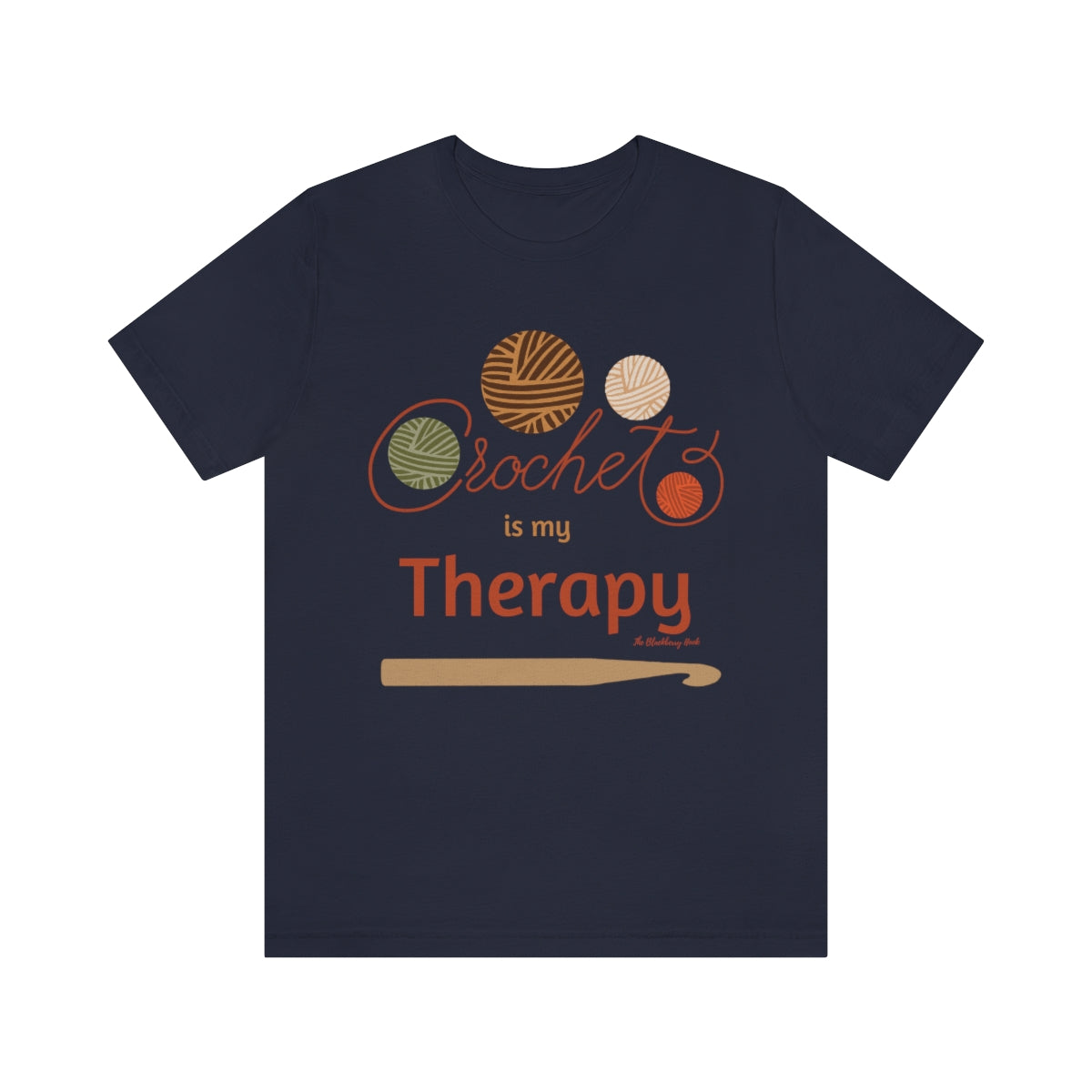Crochet Is My Therapy Short Sleeve Tee