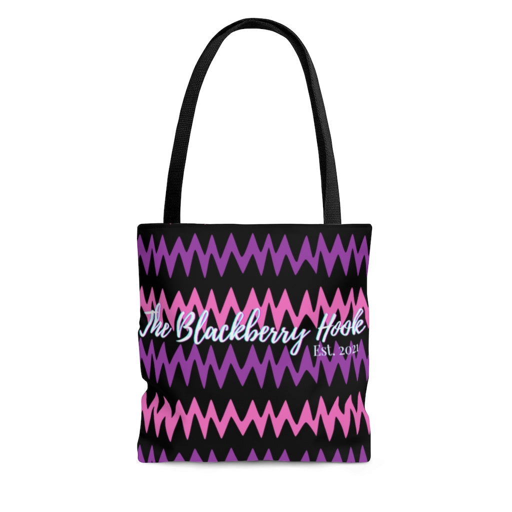 The Blackberry Hook Ankara Tote Bag