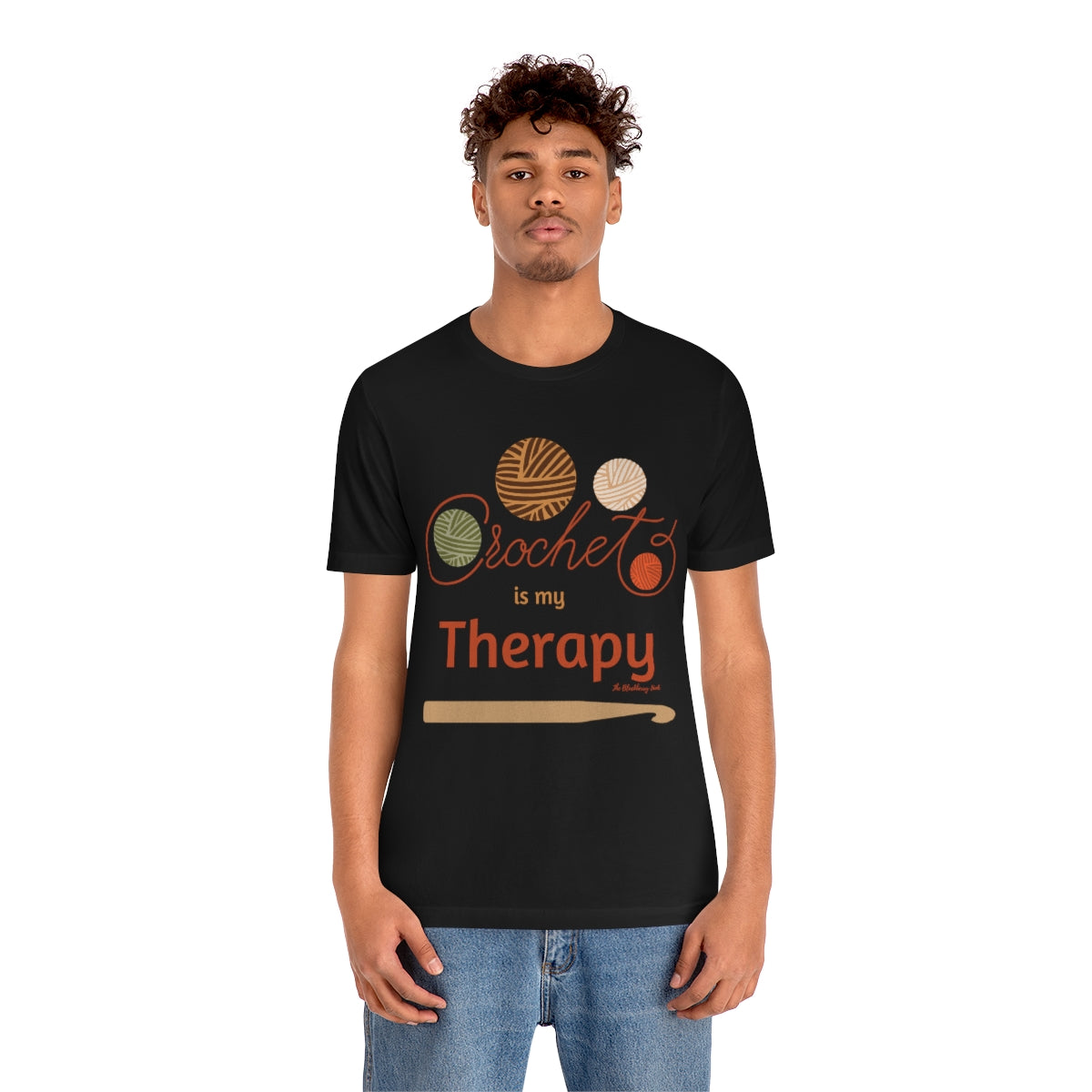 Crochet Is My Therapy Short Sleeve Tee
