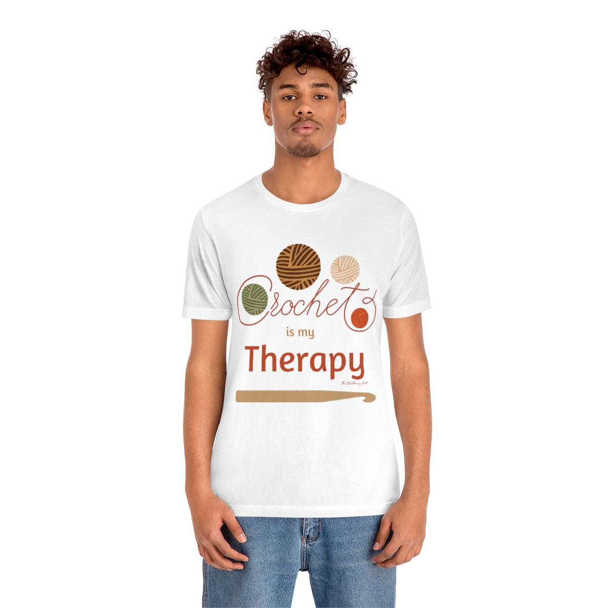 Crochet Is My Therapy Short Sleeve Tee