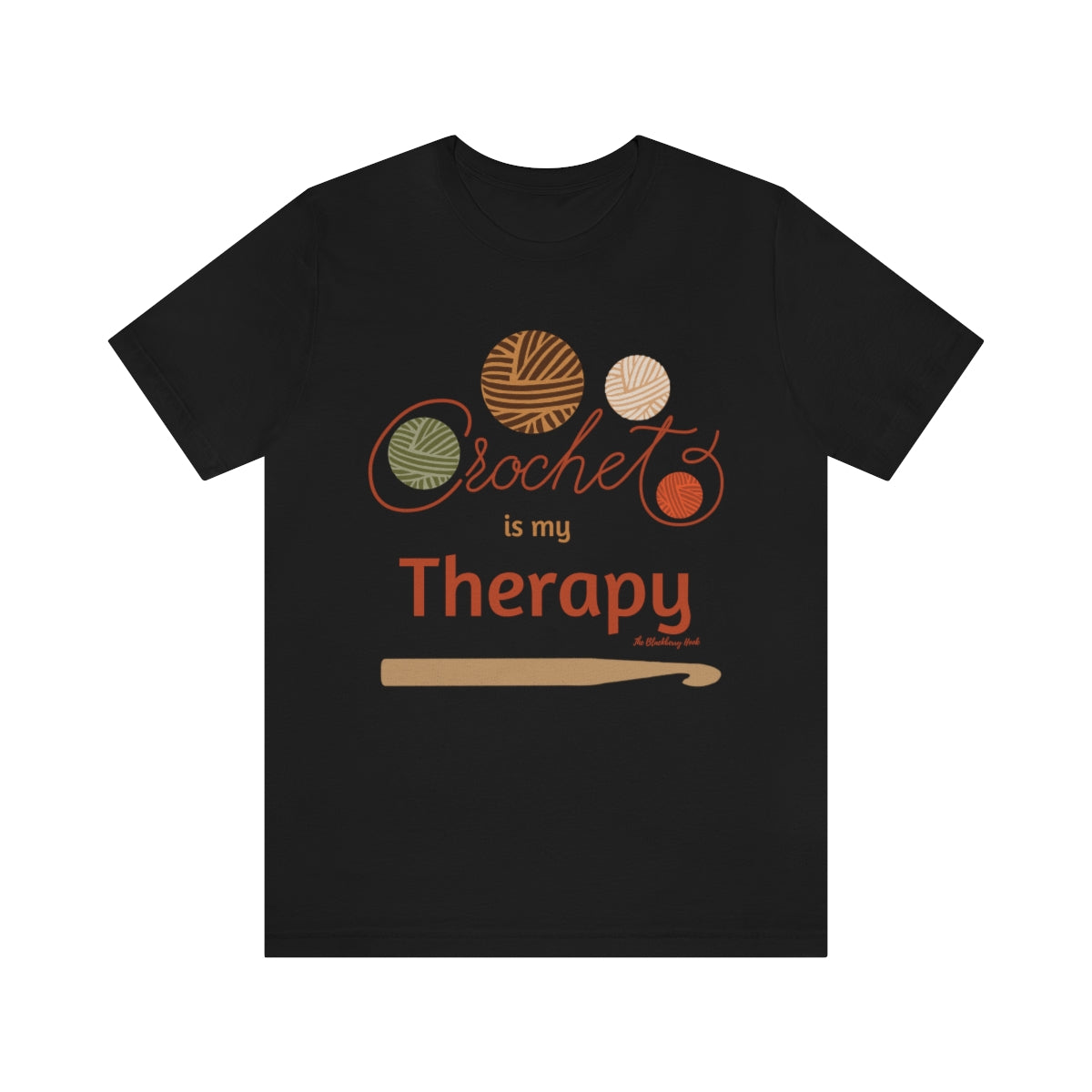 Crochet Is My Therapy Short Sleeve Tee