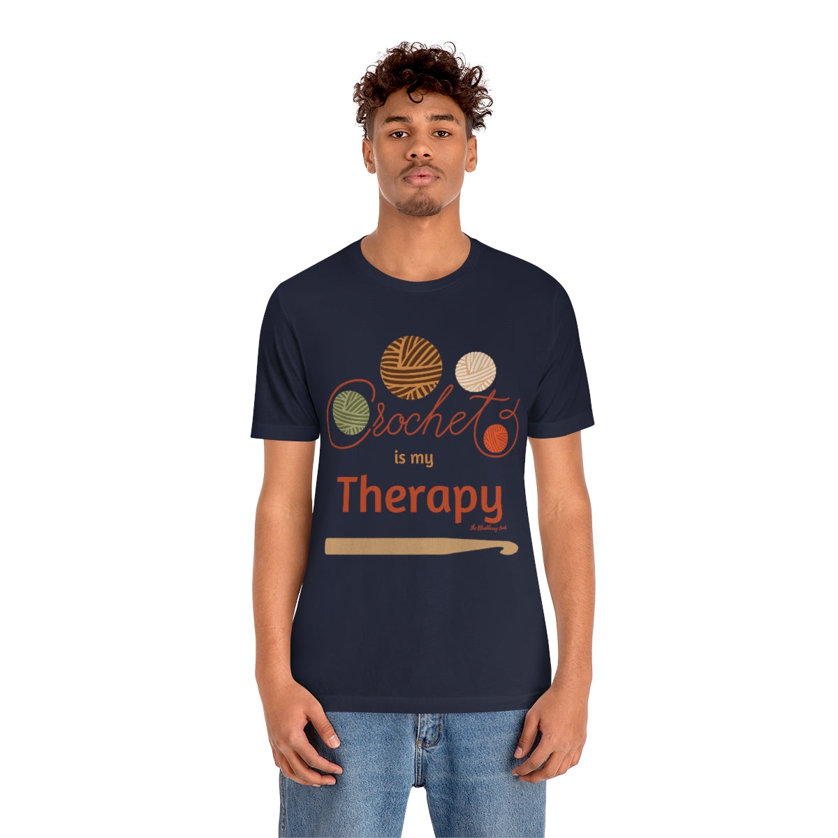 Crochet Is My Therapy Short Sleeve Tee
