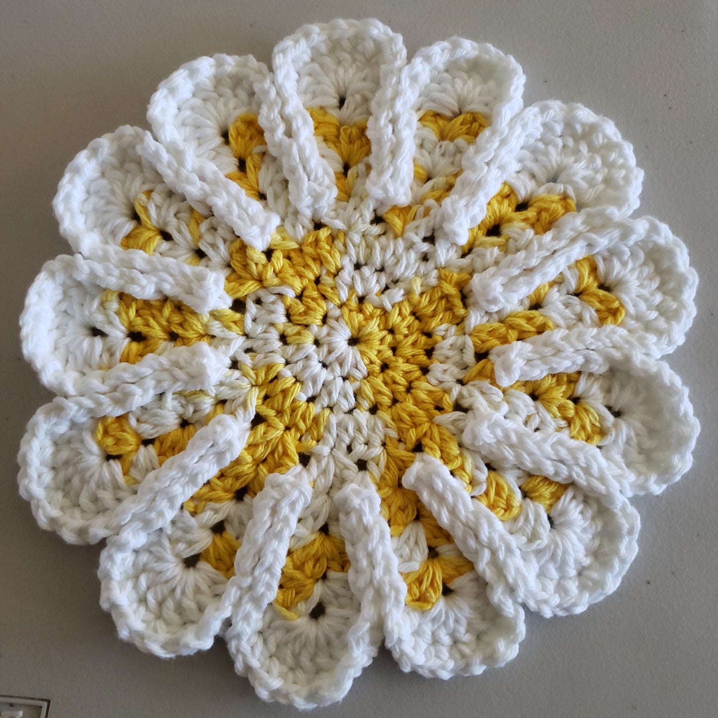 Chrysanthemum Flower Dishcloth