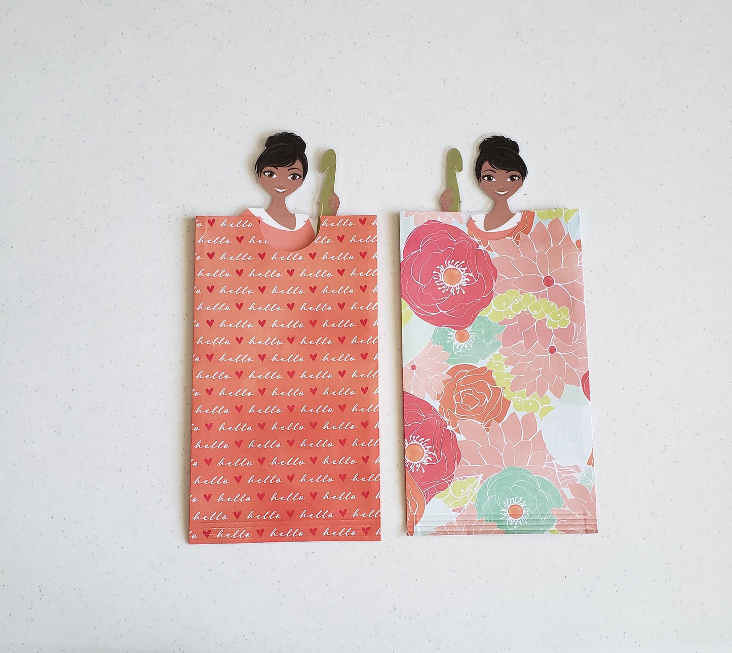 Crochet Woman Bookmark