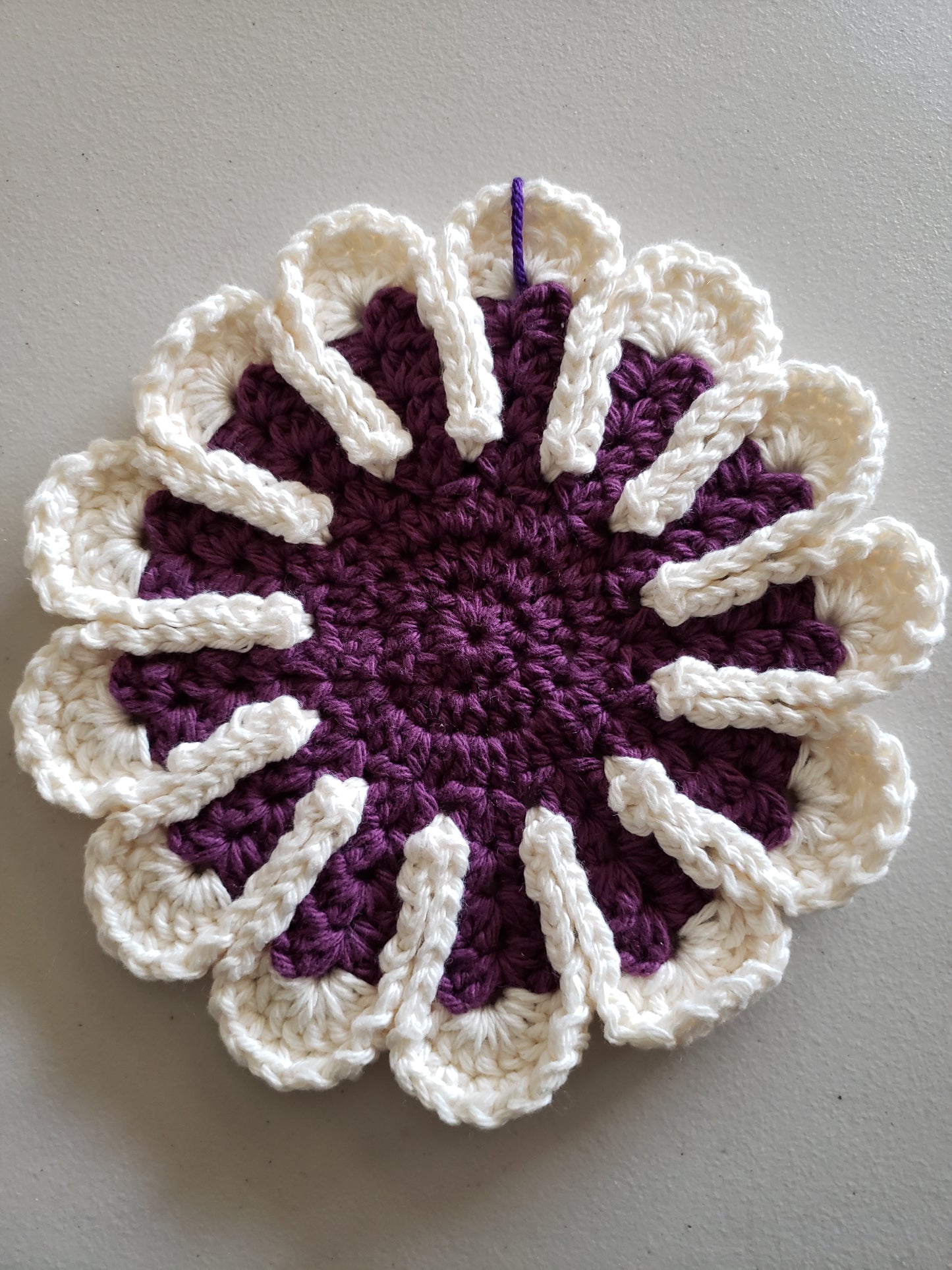 Chrysanthemum Flower Dishcloth