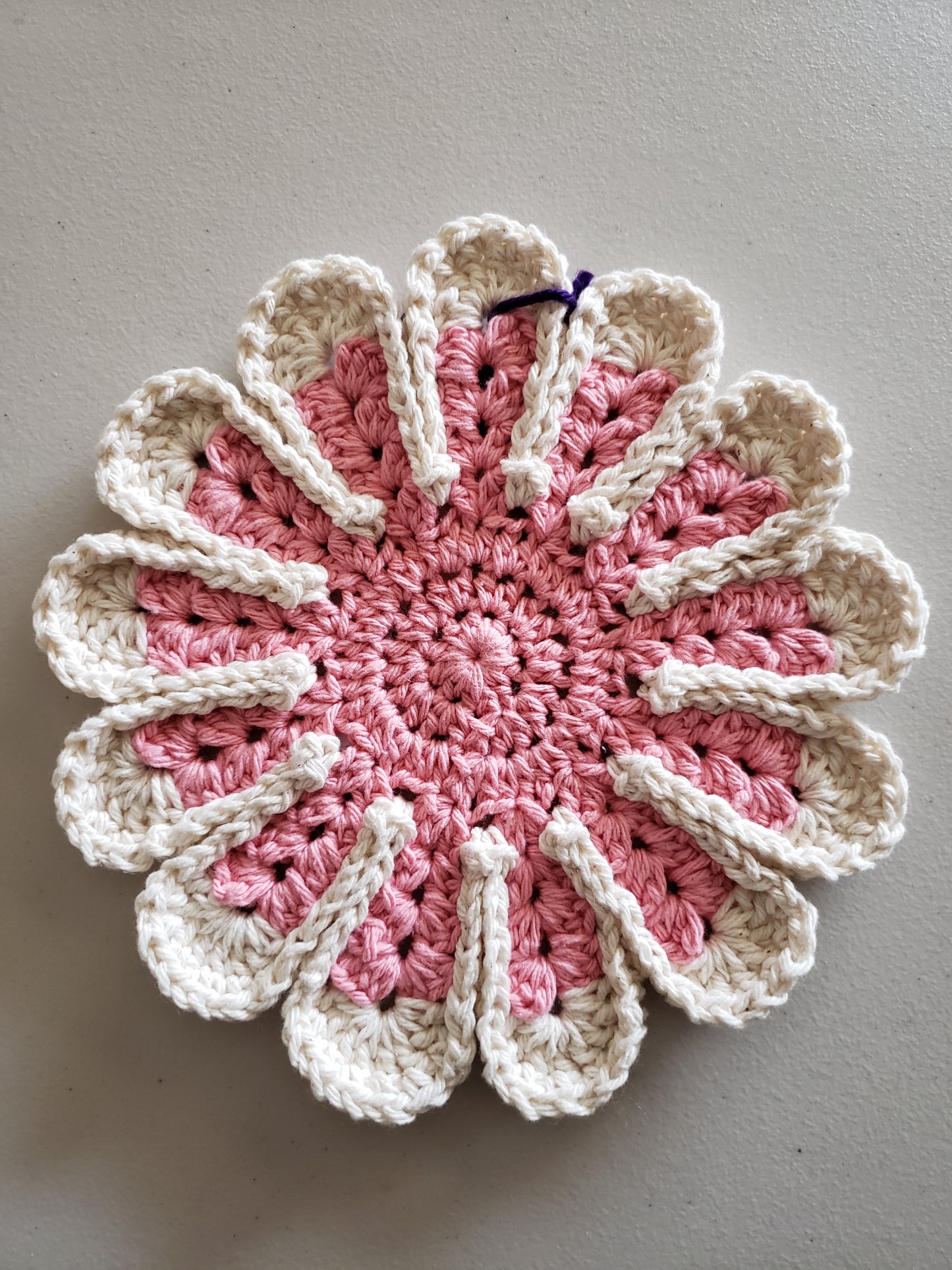 Chrysanthemum Flower Dishcloth