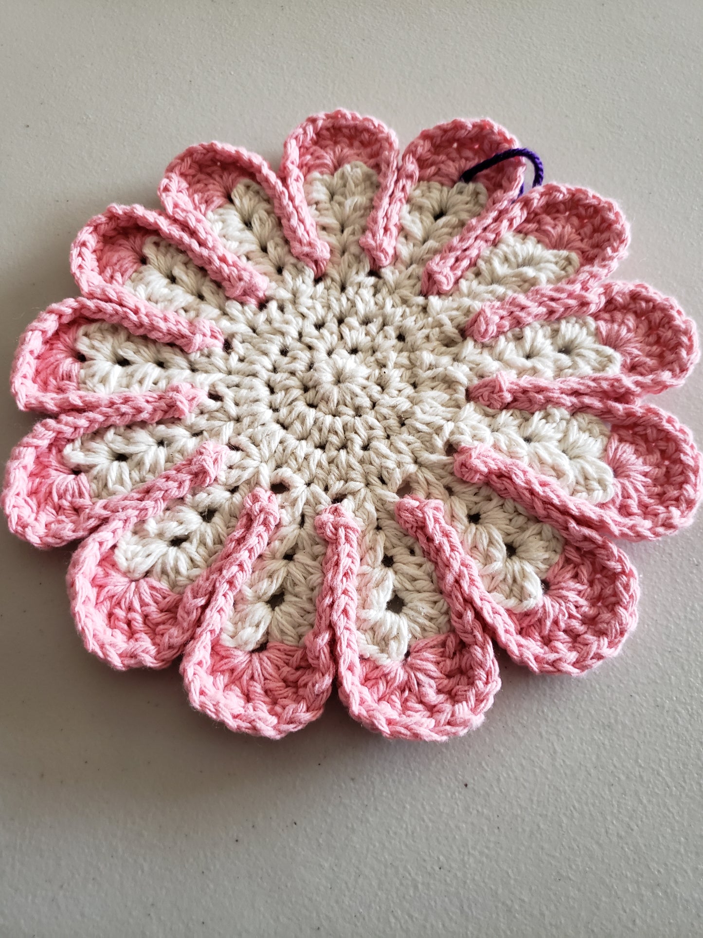 Chrysanthemum Flower Dishcloth