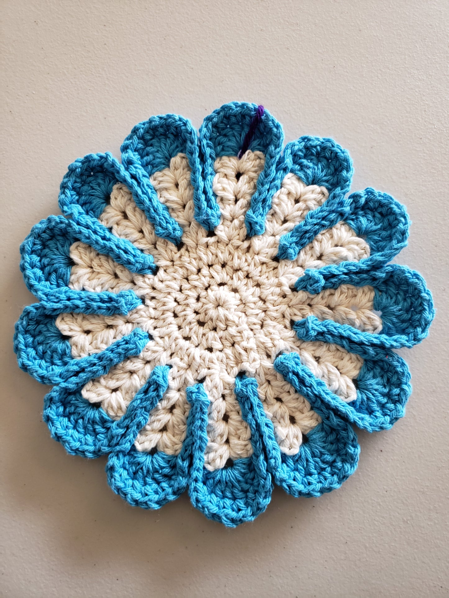 Chrysanthemum Flower Dishcloth