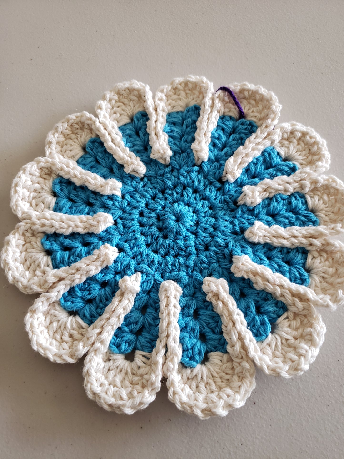 Chrysanthemum Flower Dishcloth