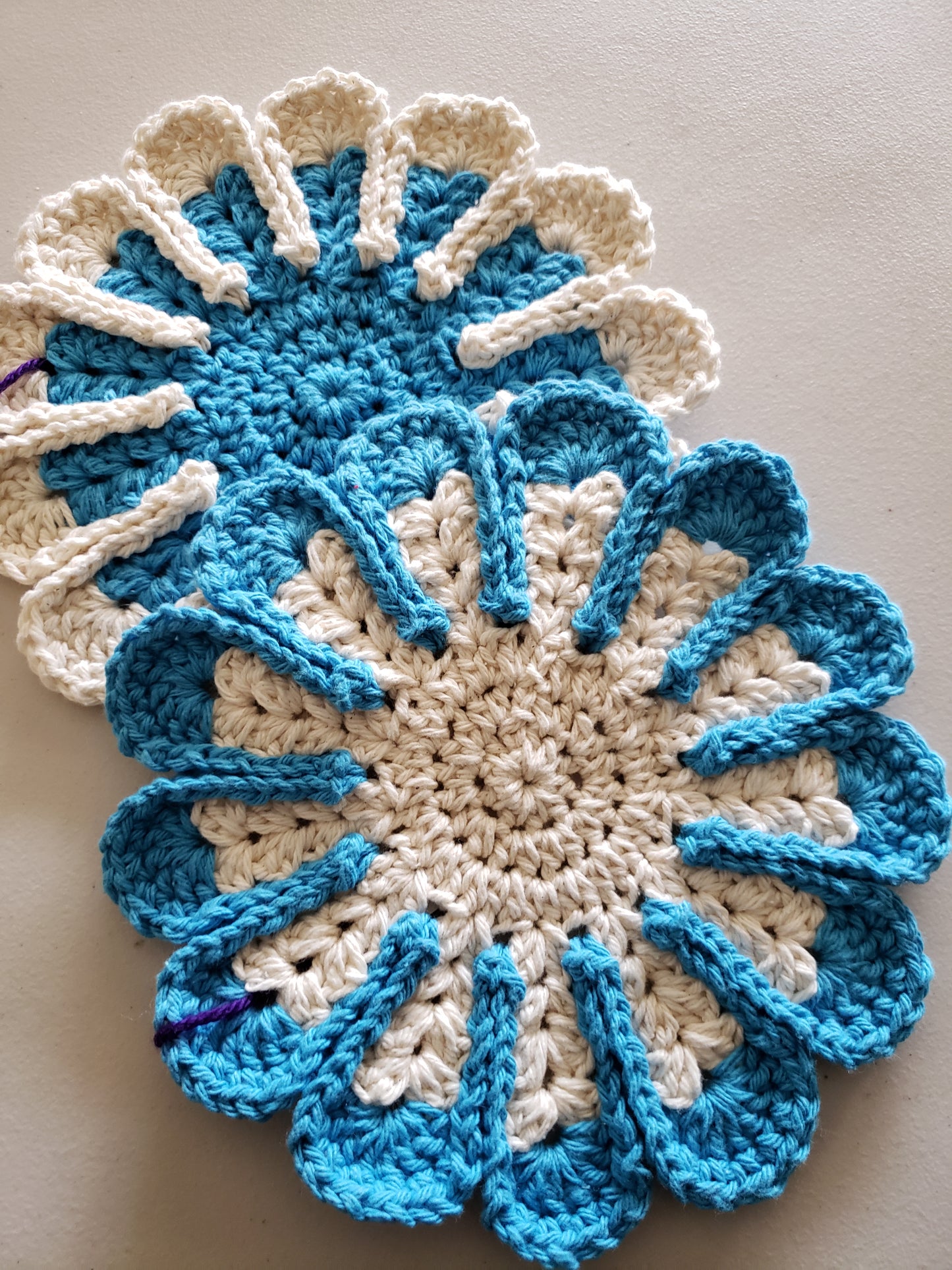 Chrysanthemum Flower Dishcloth