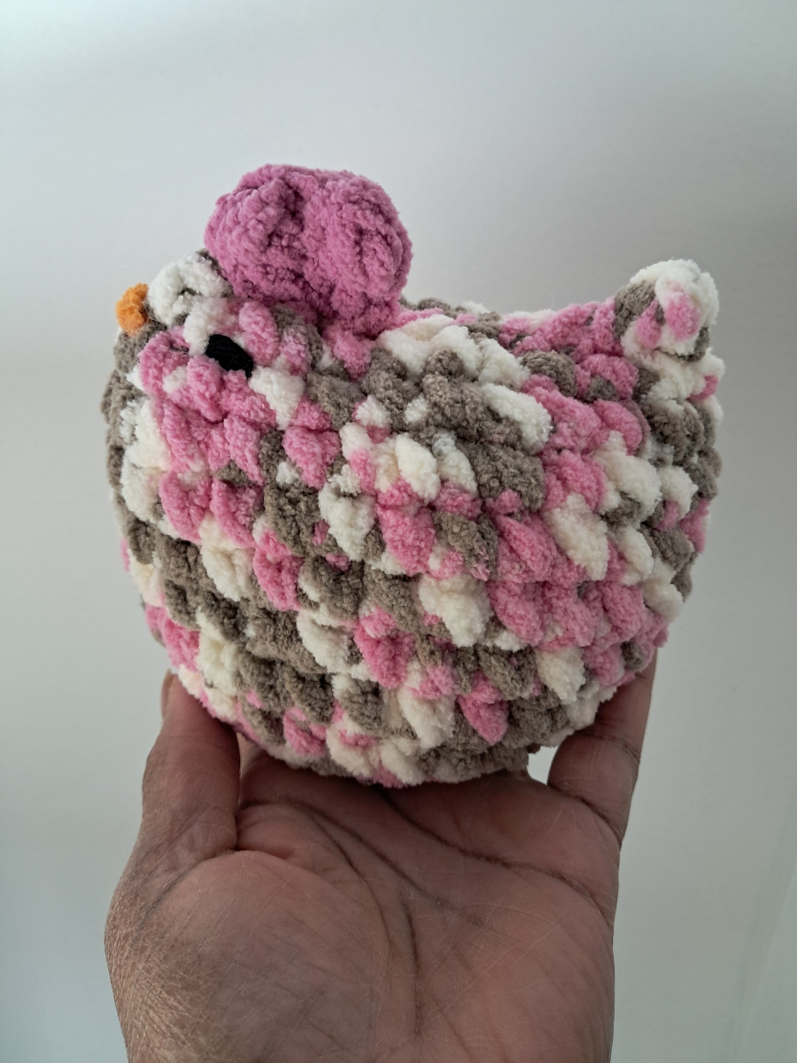 Chicken plushie Little Roses