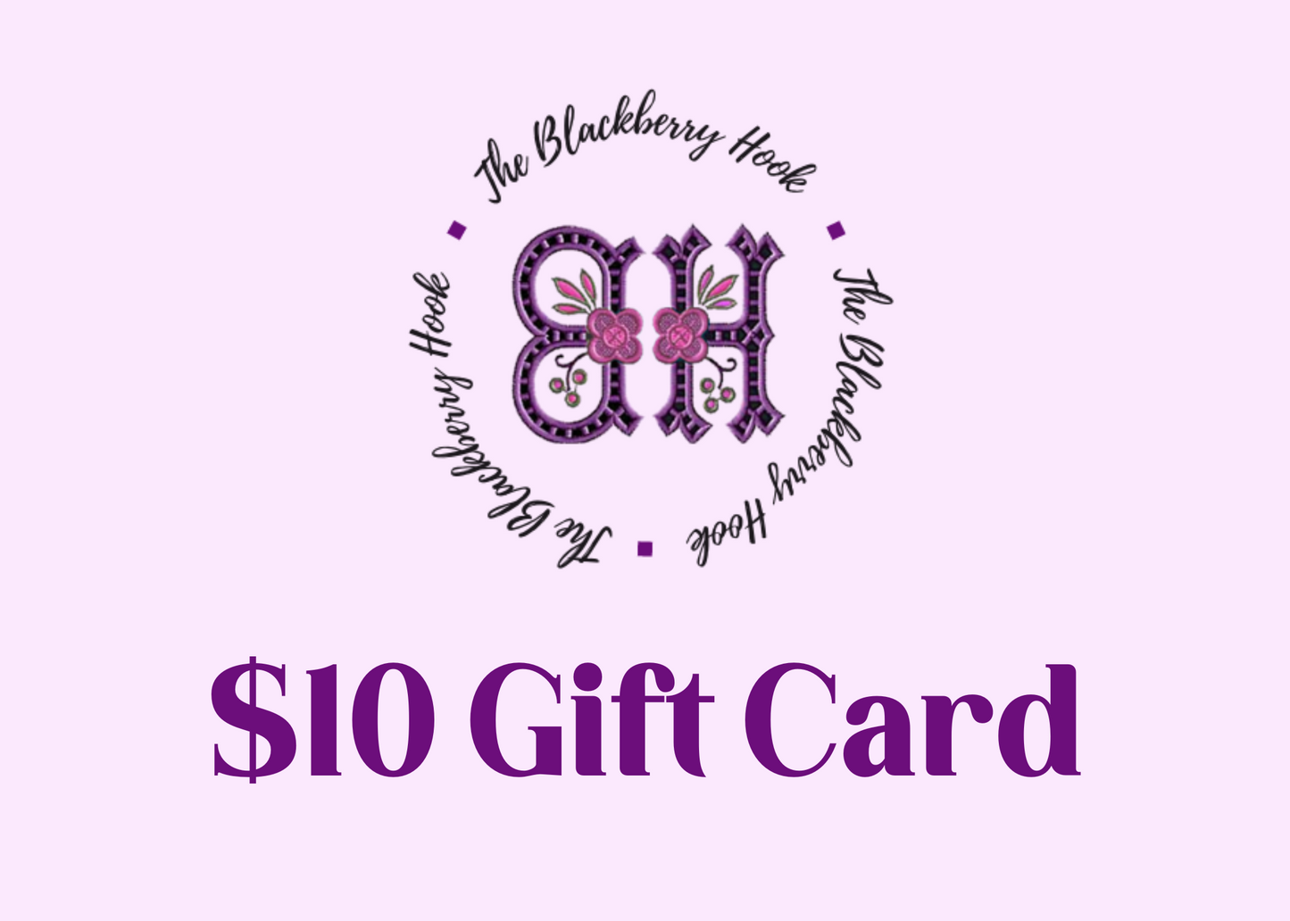 The Blackberry Hook Gift Card