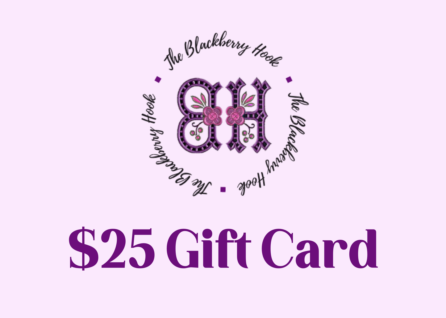 The Blackberry Hook Gift Card