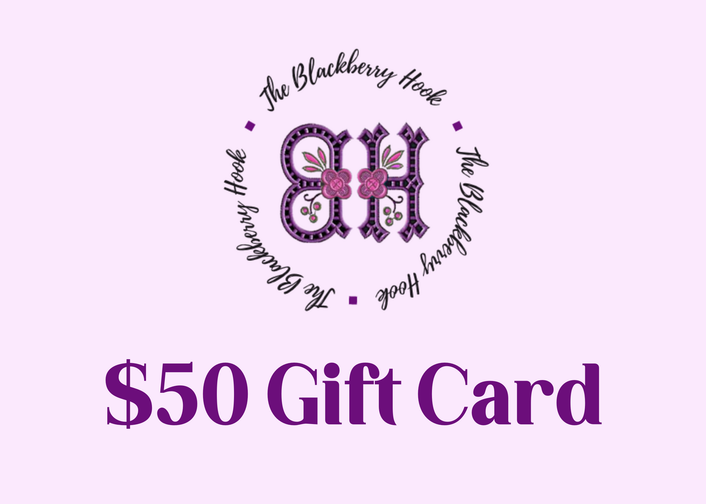 The Blackberry Hook Gift Card