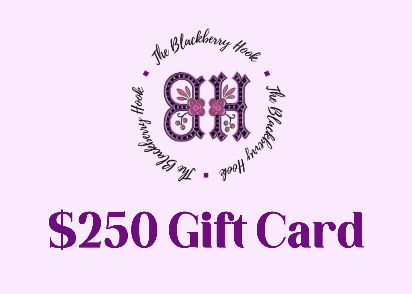 The Blackberry Hook Gift Card