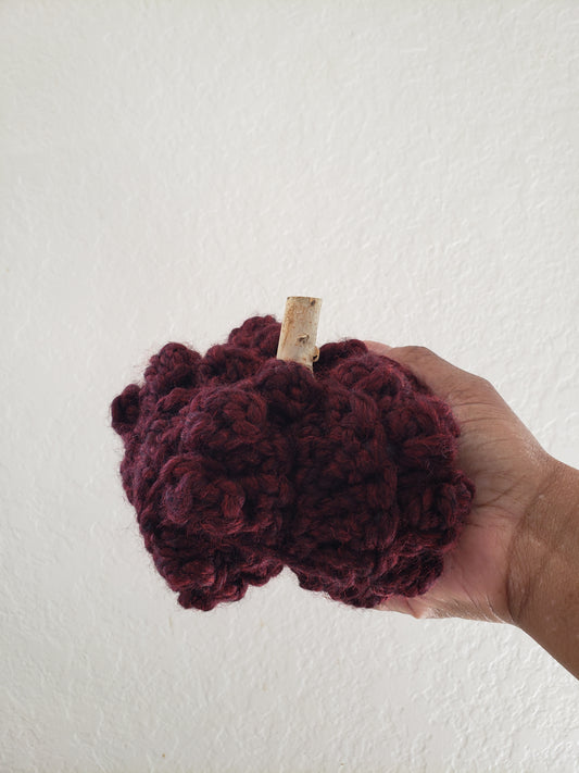 Chunky Crochet Popcorn Pumpkins Home Décor