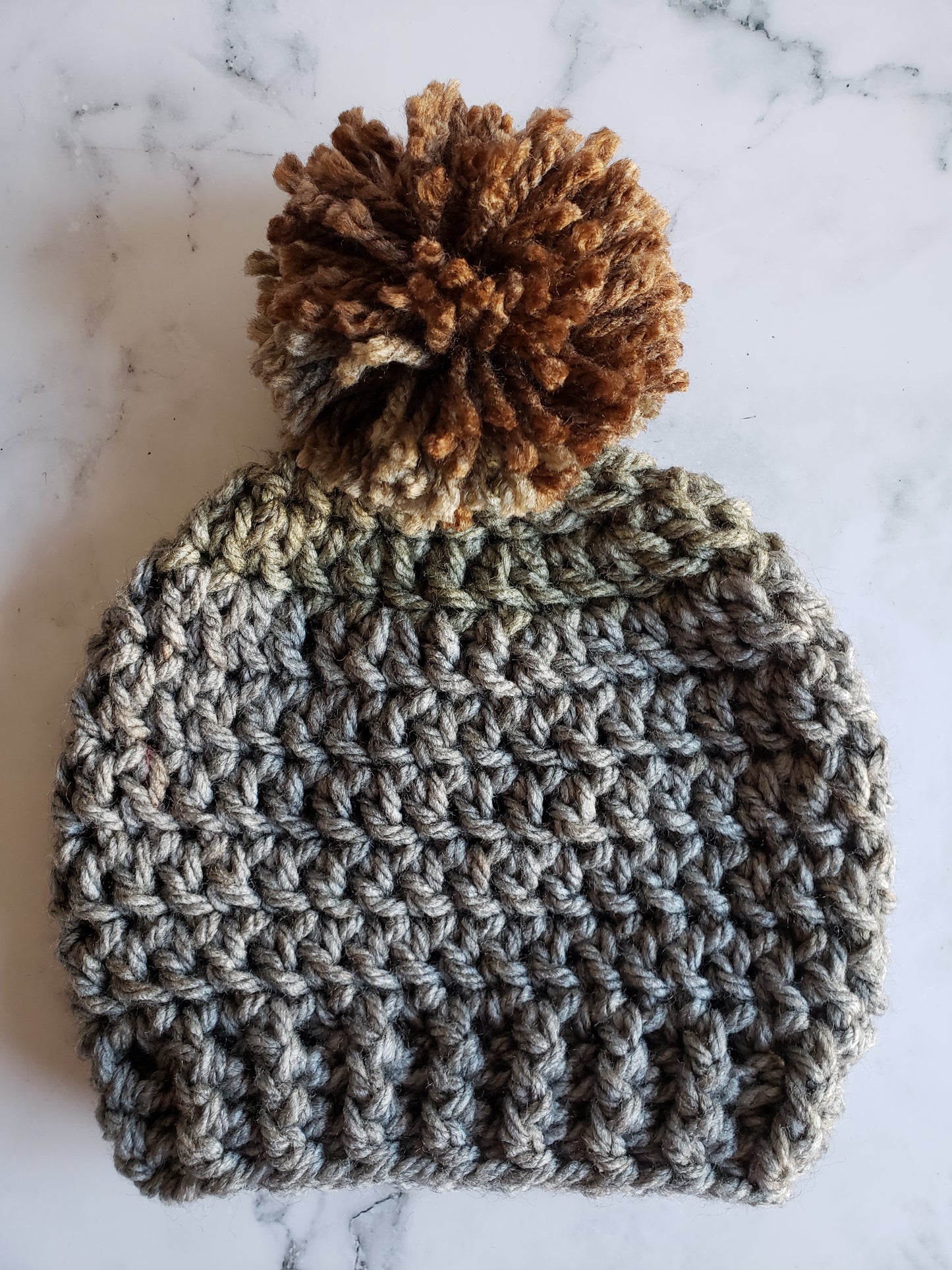 Chunky Pompom Beanie Hat