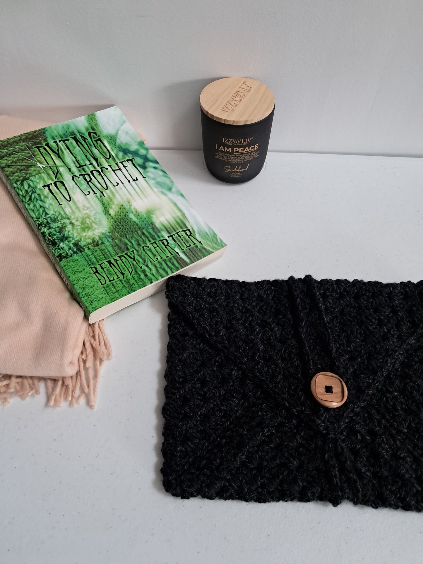 Granny Square Sleeve Book Cozy