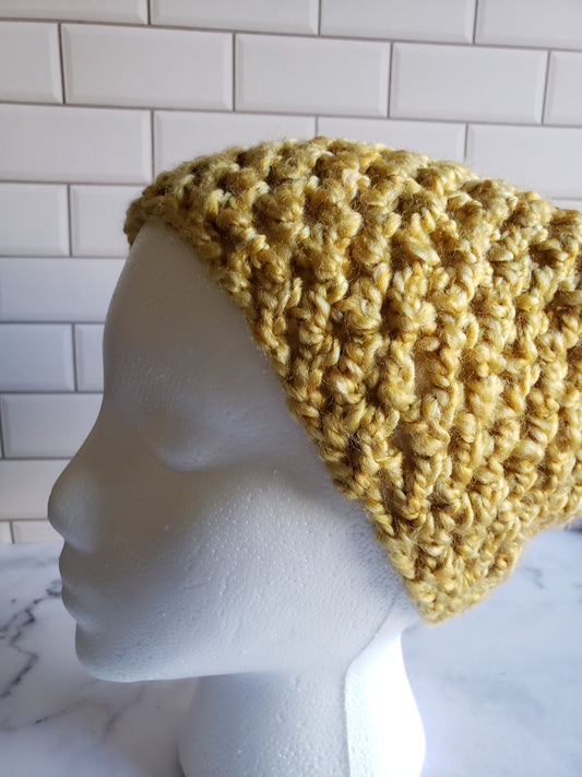 Chunky Mesh Stitch Beanie Hat